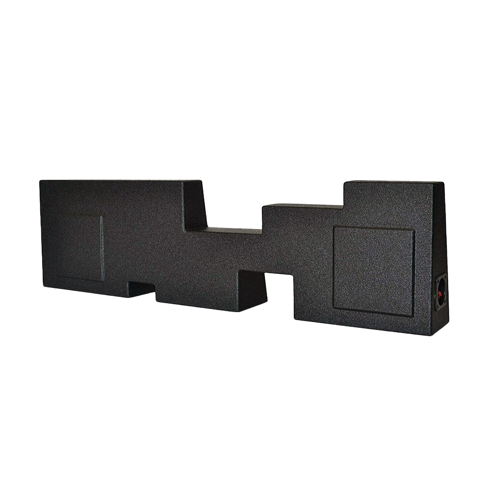 SoundBox Ford F250/F350 SuperDuty (CrewCab) 2017-2019 Dual 12" Upfire Subwoofer Enclosure, BedLiner Finish