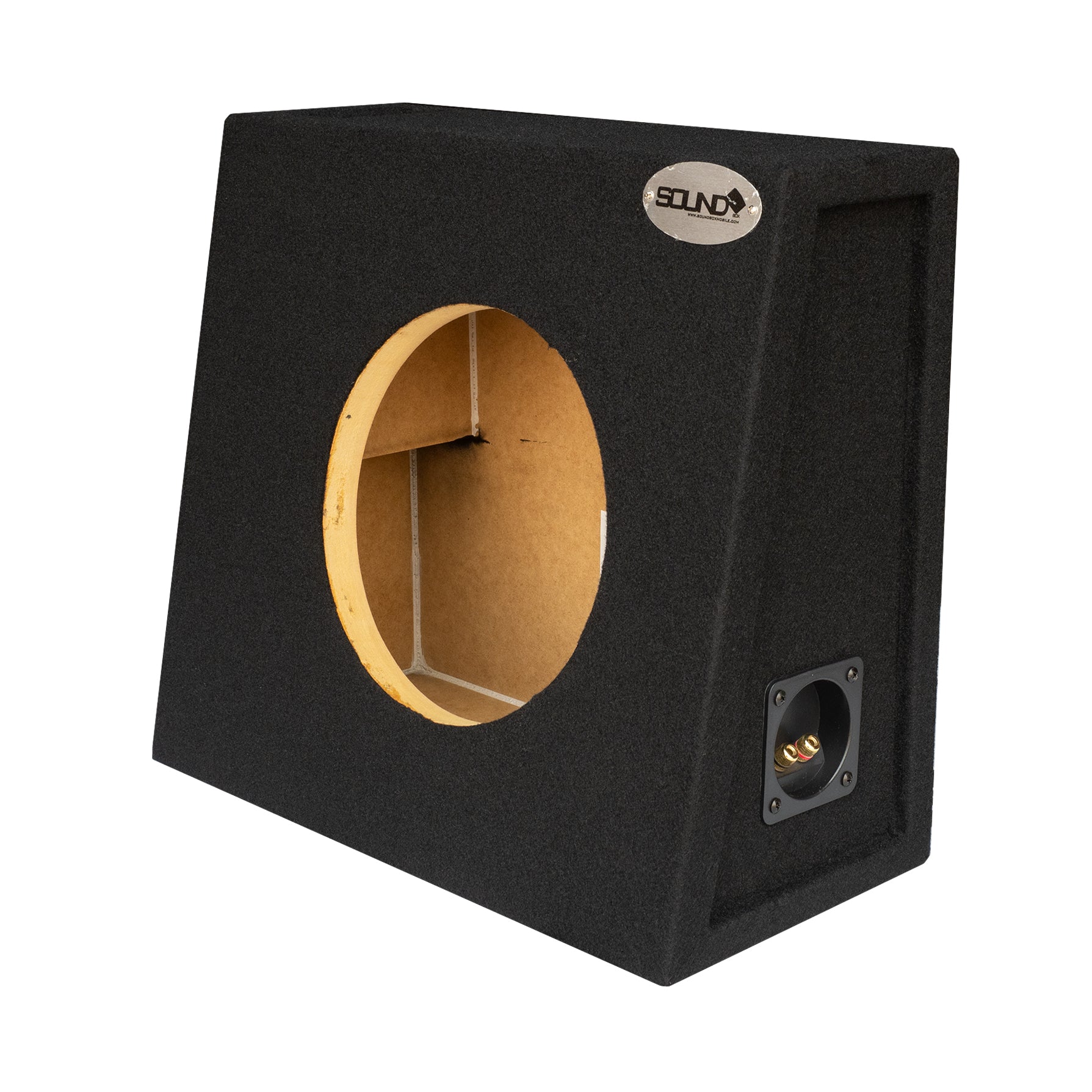 SoundBox Universal Single 10" Vented Wedge Truck Subwoofer Enclosure (Pair)