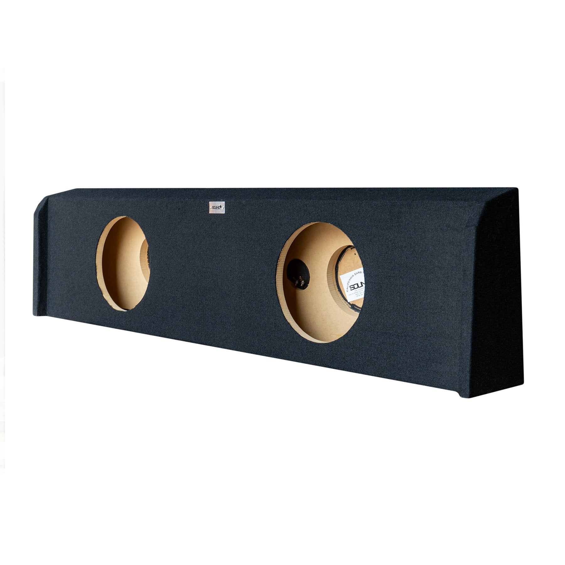 SoundBox Ford F150 SuperCrew 2009-2020 / 2017-2020 Extended Cab Dual 12" Downfire Subwoofer Enclosure