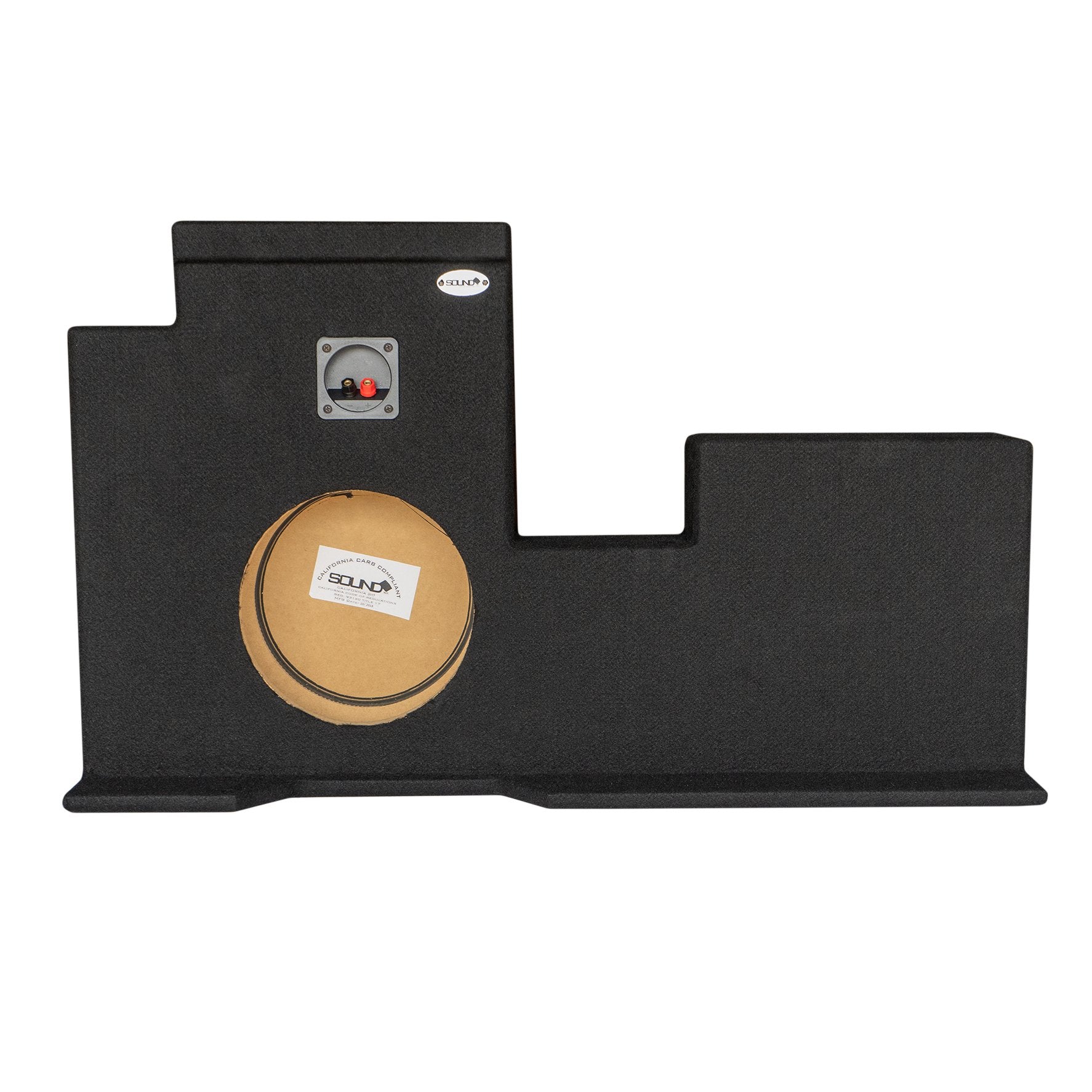 SoundBox Toyota Tundra Double Cab 2007-2018 Single 10" Downfire Subwoofer Enclosure