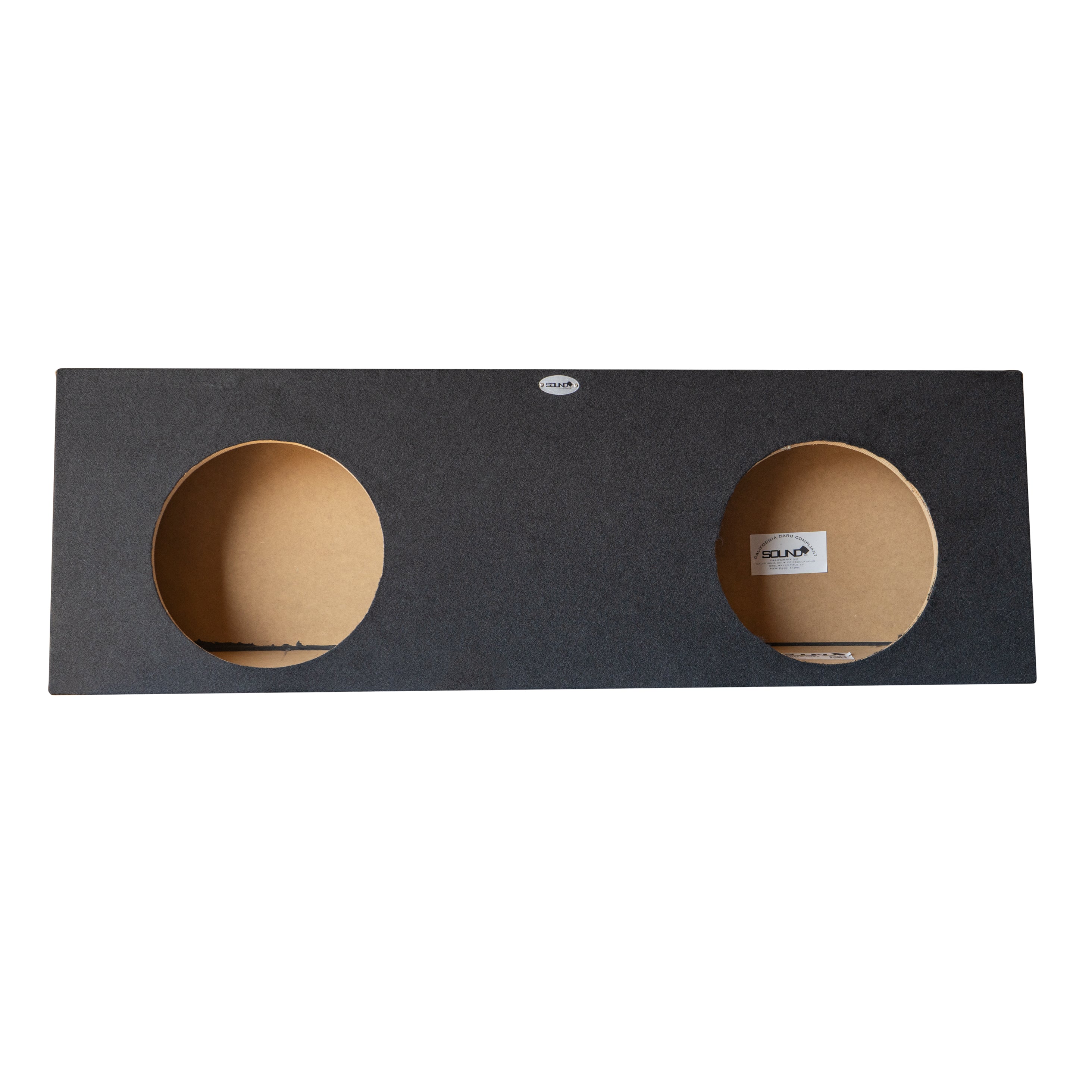 SoundBox Universal Dual 12" Sealed Subwoofer Enclosure, Truck