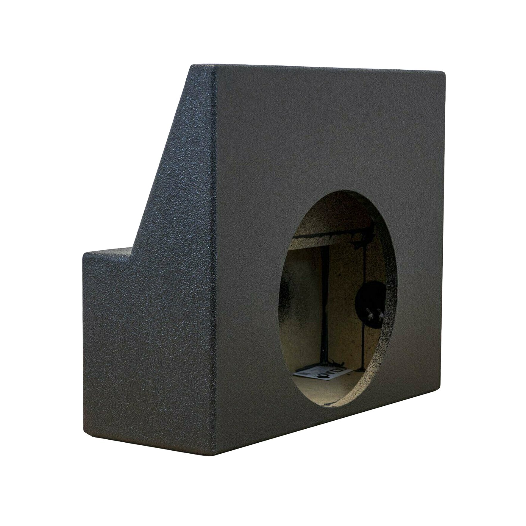 SoundBox Chevy Corvette C5 Z06 1997-2004 Single 10" Upfire Subwoofer Enclosure, BedLiner Finish