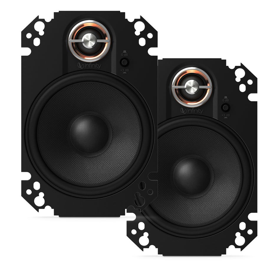 Infinity KAPPA-64CFXAM, KAPPA Series 4x6" 2-Way Multi-element Coaxial Speakers