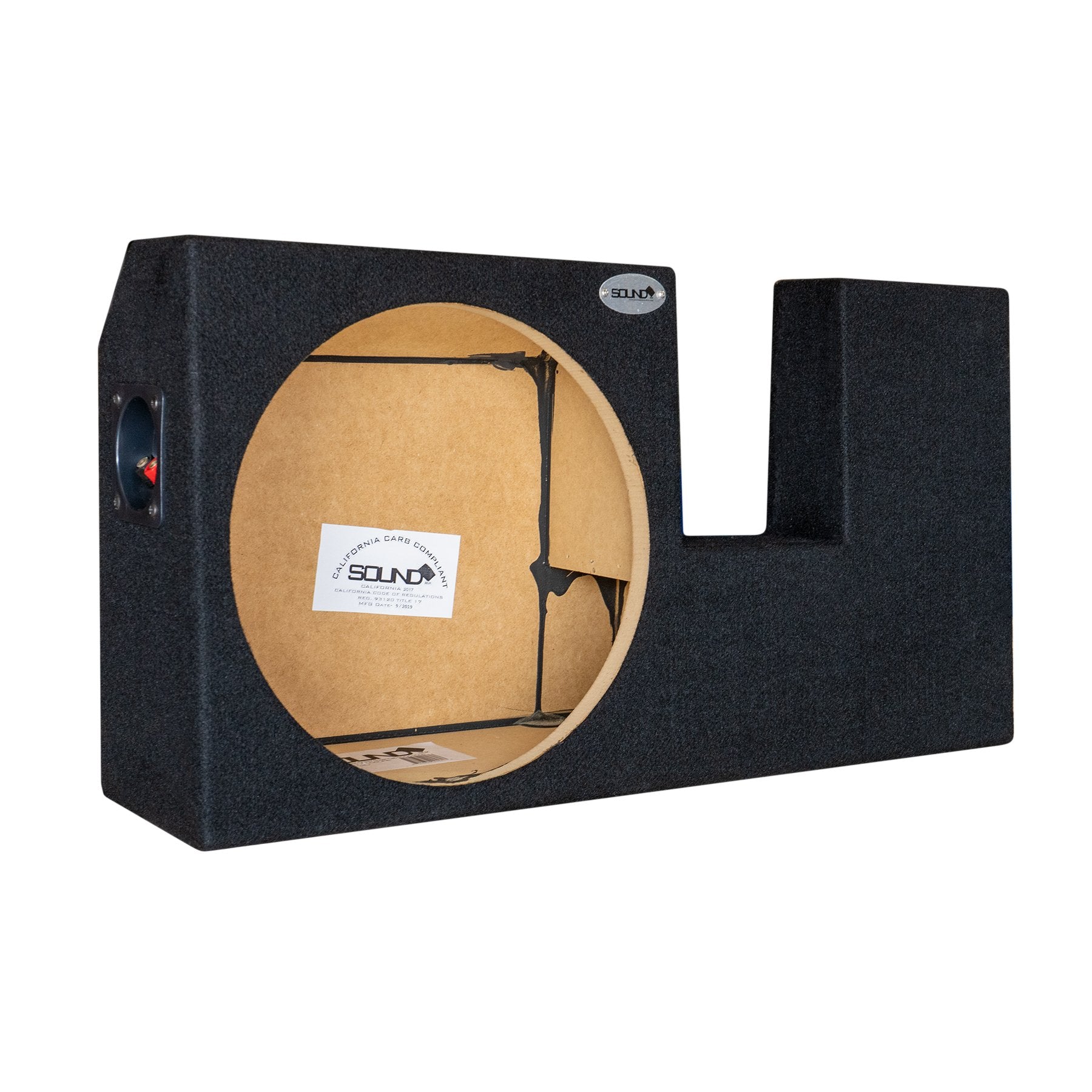 SoundBox Ford F150 SuperCrew (CrewCab) / SuperCab (Extended Cab) 2004-2008 Single 10" Upfrie Subwoofer Enclosure