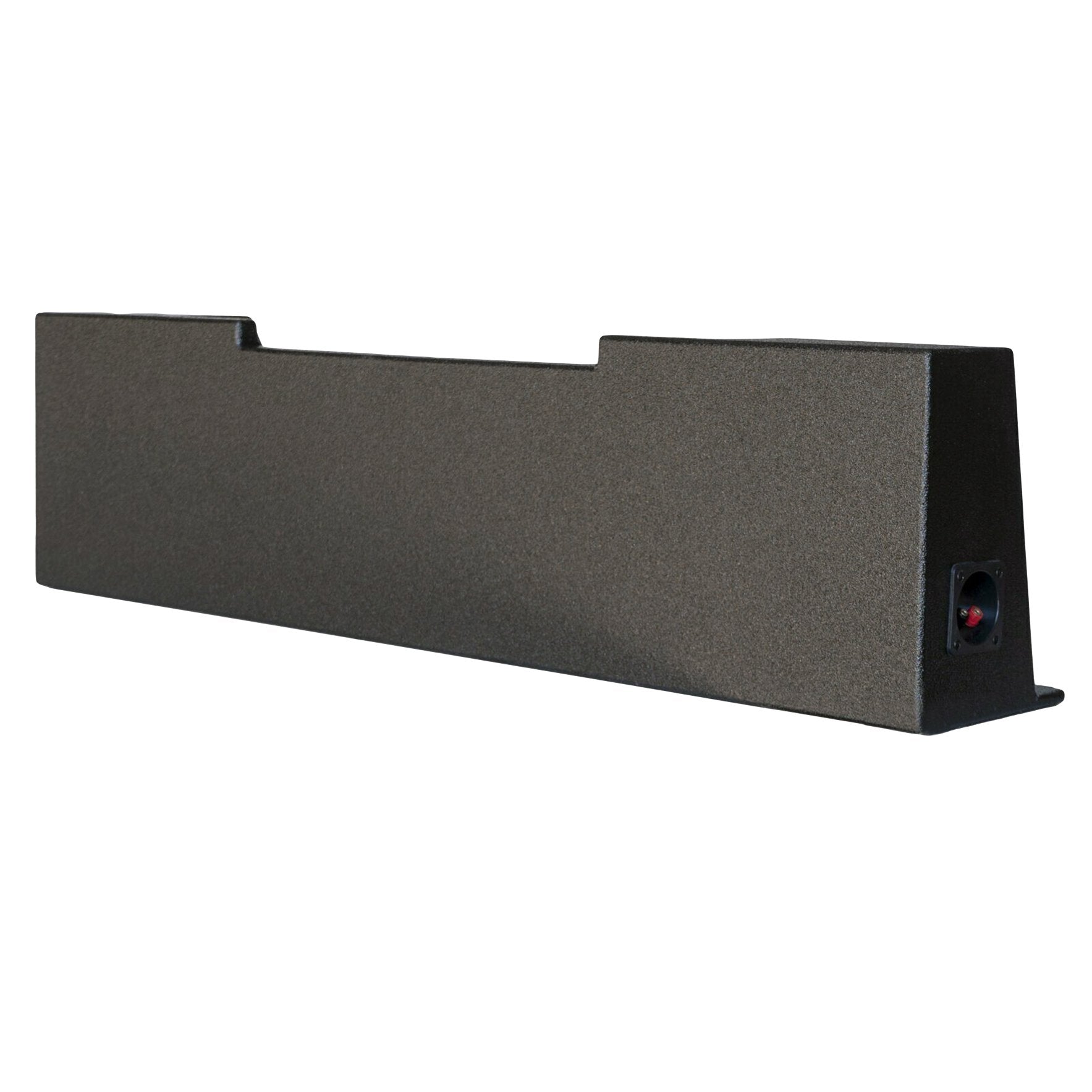 SoundBox Chevy Silverado /GMC Sierra Extended Cab 2008-2013 Dual 12" Downfire Subwoofer Enclosure, BedLiner Finish