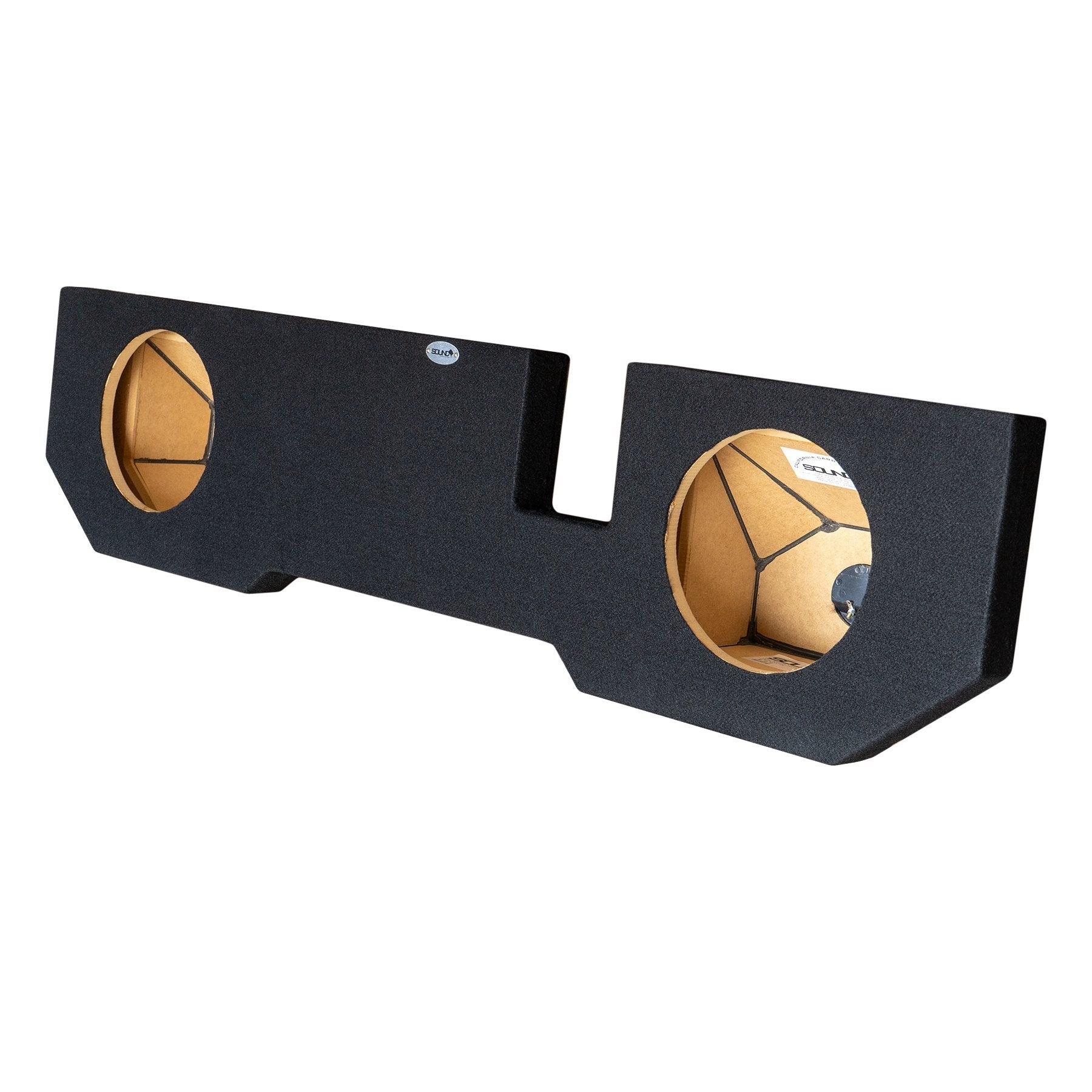 SoundBox Ram Quad Cab/ Crew Cab 2002-2018 (2019 Classic) Dual 12" Upfire Subwoofer Enclosure