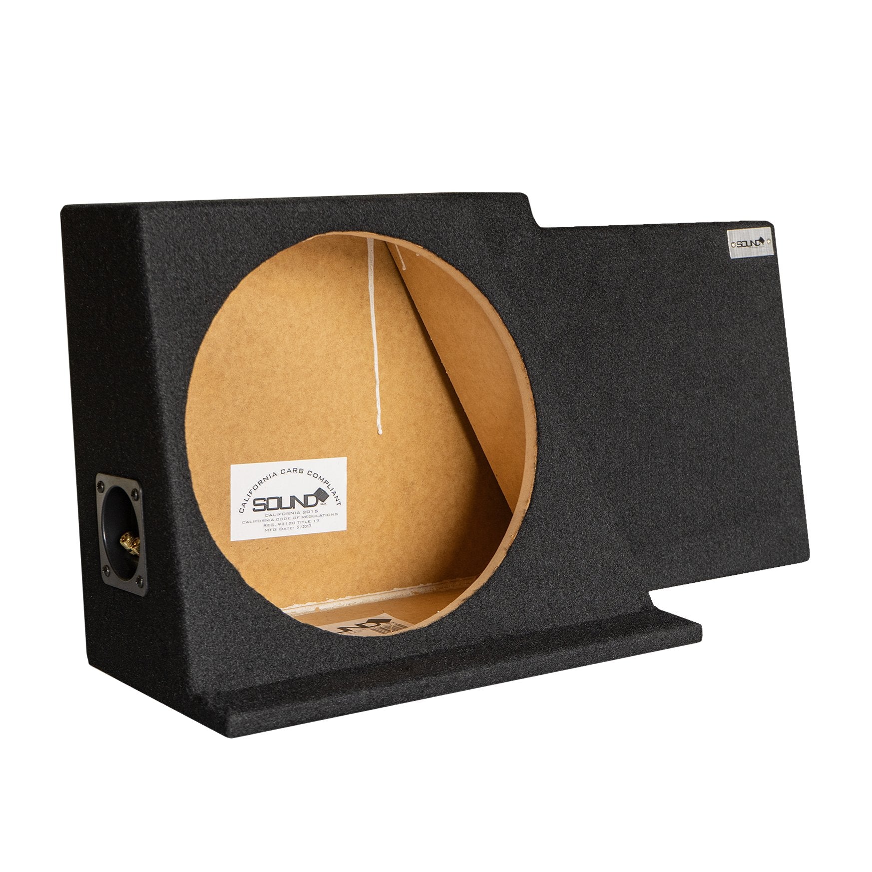 SoundBox Chevy Silverado/ GMC Sierra Extended Cab 2008-2013 Single 12" Downfire Subwoofer Enclosure