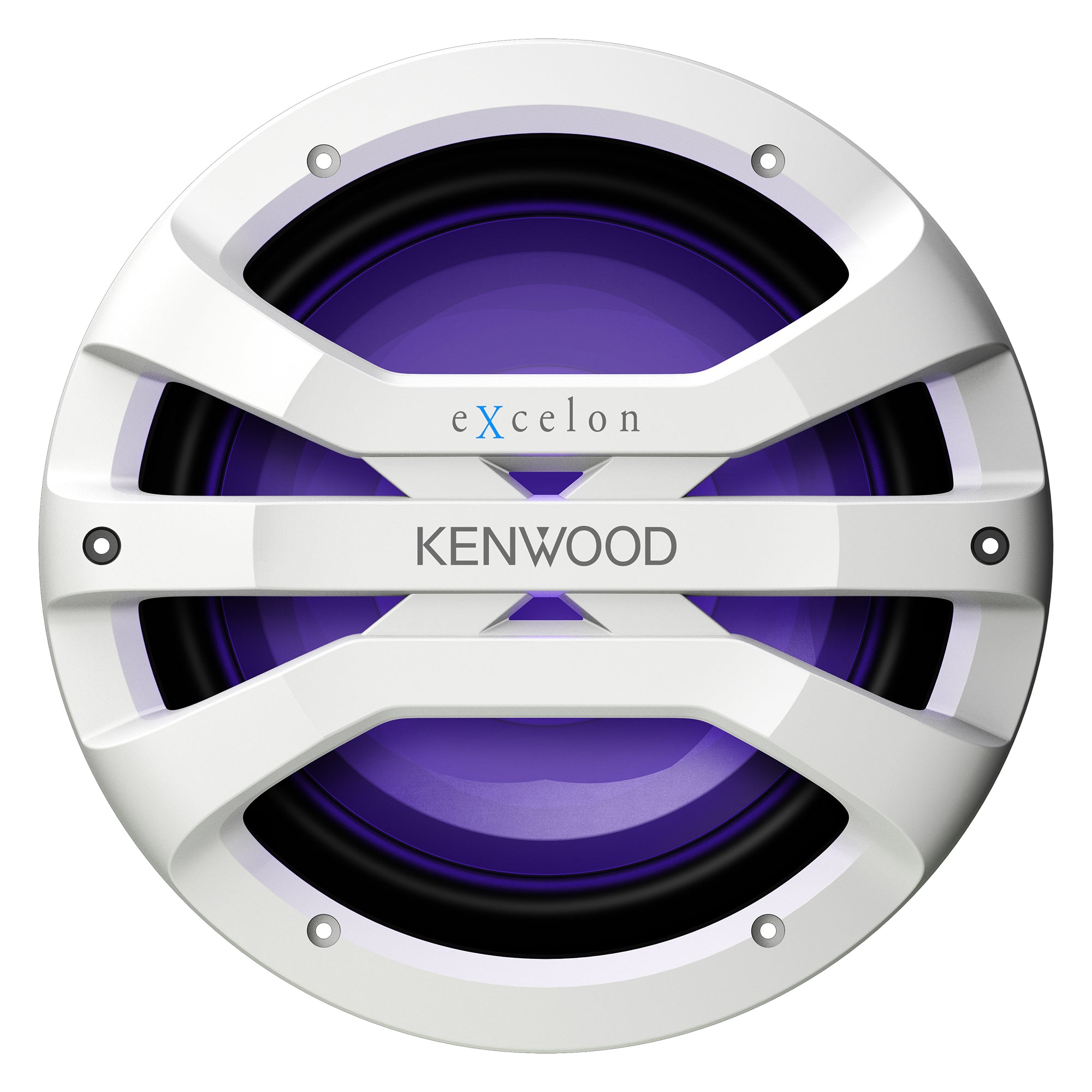 Kenwood XM1041WL, eXcelon 10" Single 4 Ohm Marine / Motorsports Subwoofer, White