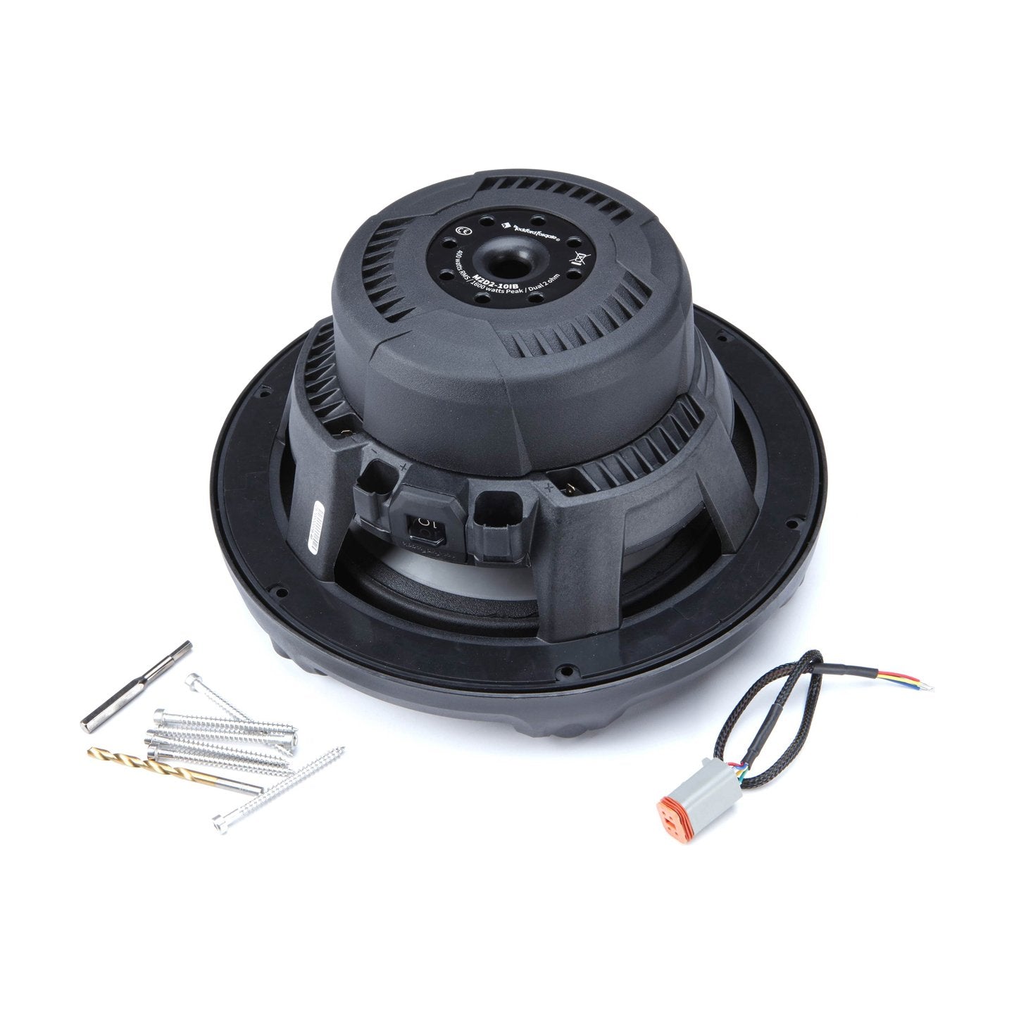 Rockford Fosgate M2D4-10SB, M2 10" Color Optix 4 Ohm DVC Marine Subwoofer, 1600W