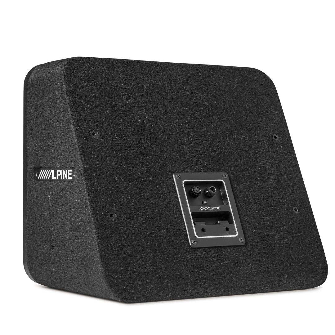 Alpine S2-SB8, 8” PrismaLink™ S-Series Preloaded Subwoofer Wedge Enclosure
