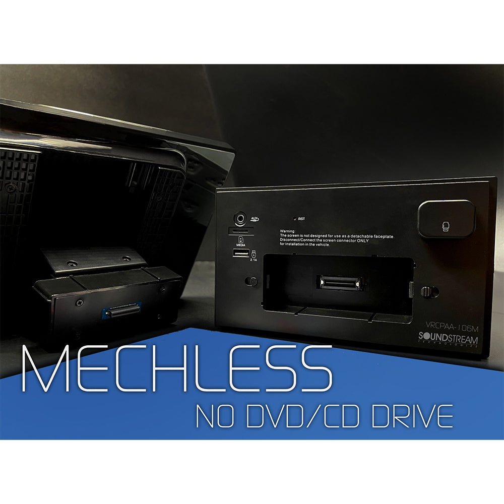 Soundstream VRCPAA-106M, 10.6" Multimedia Receiver w/ CarPlay and Android Auto
