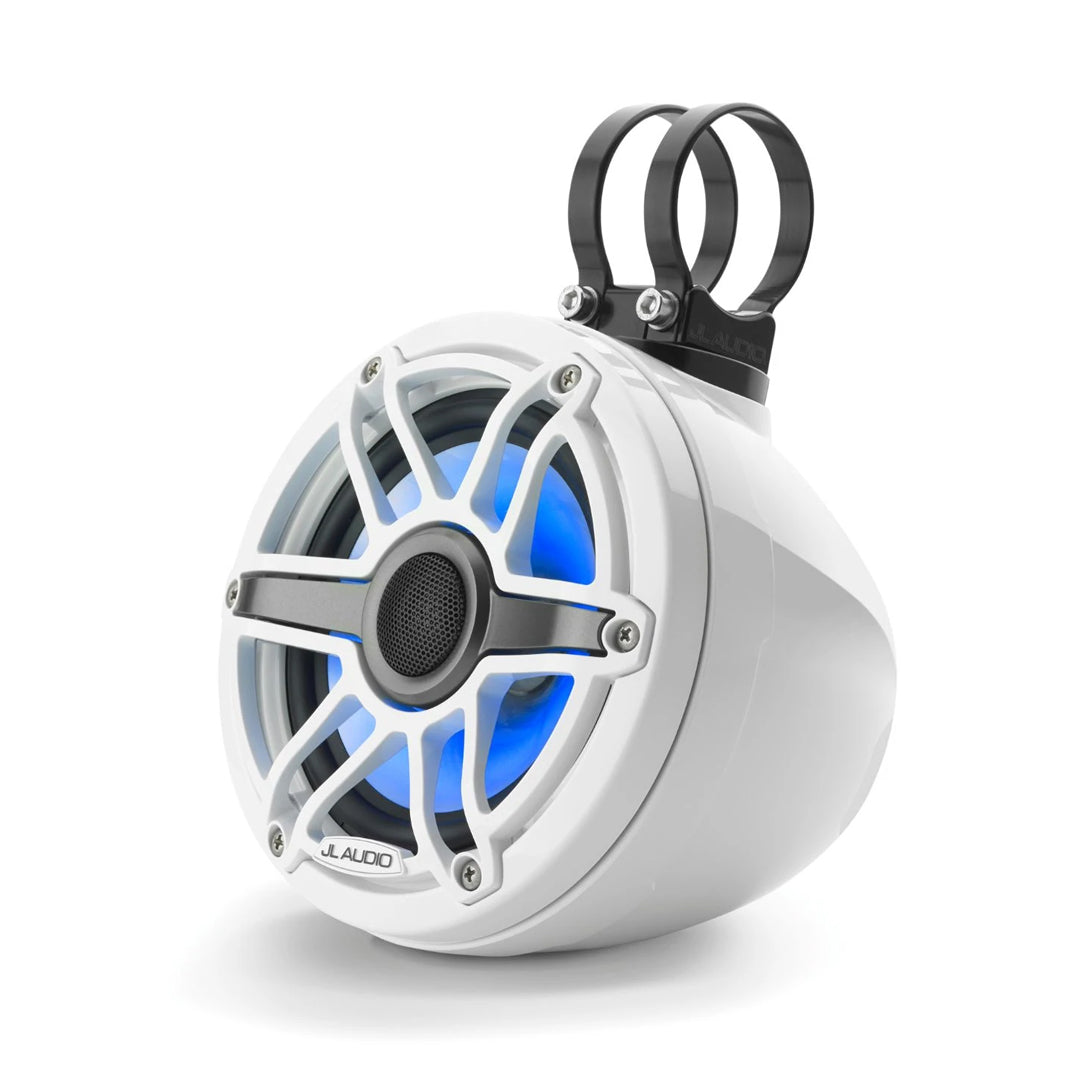 JL Audio M6-650VEX-GW-S-GWGW-I, M6 Series 6.5" VEX Tower Speakers with LED Lights