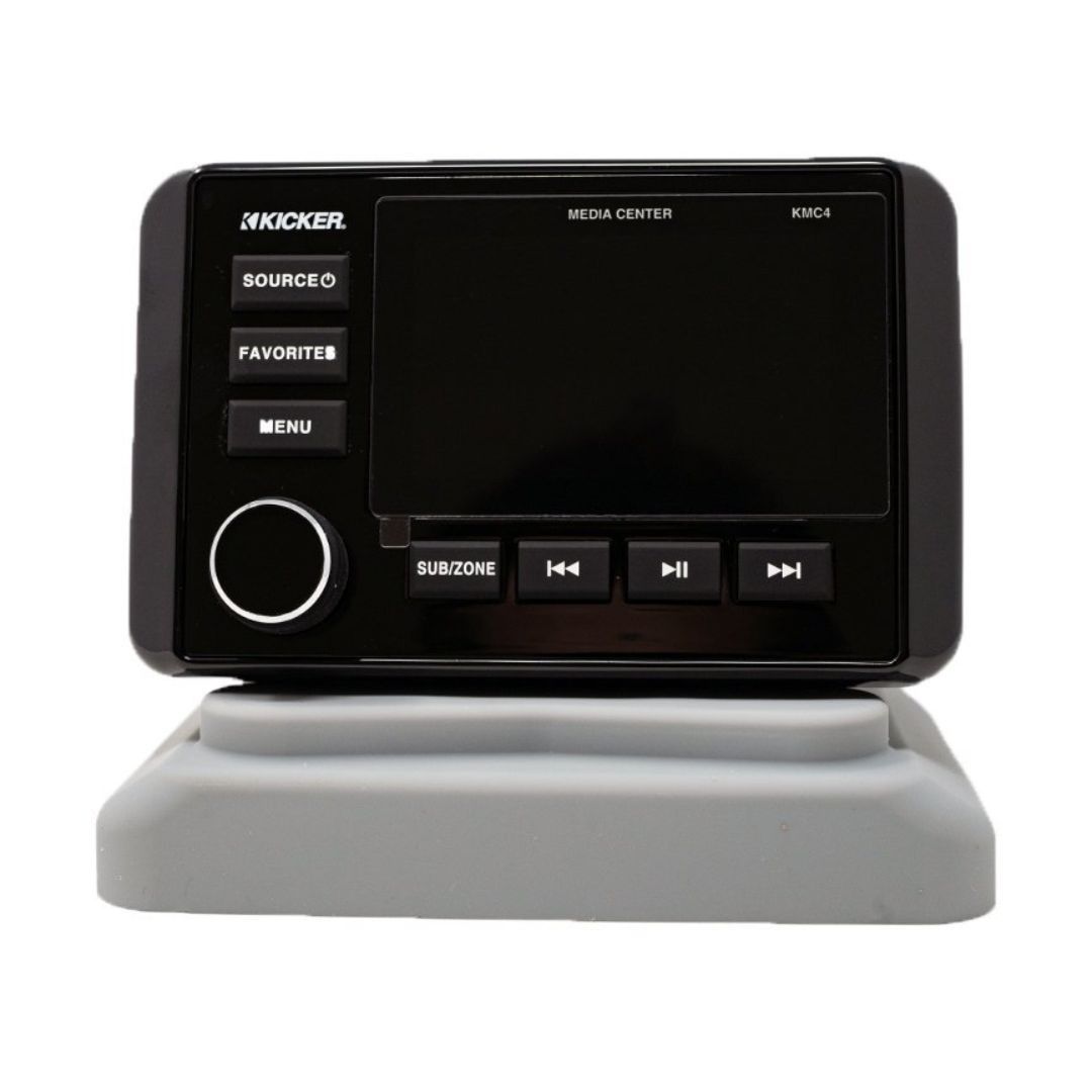 Kicker KMC4, Weather-Resistant All-in-One Media Center w/Bluetooth® (46KMC4)