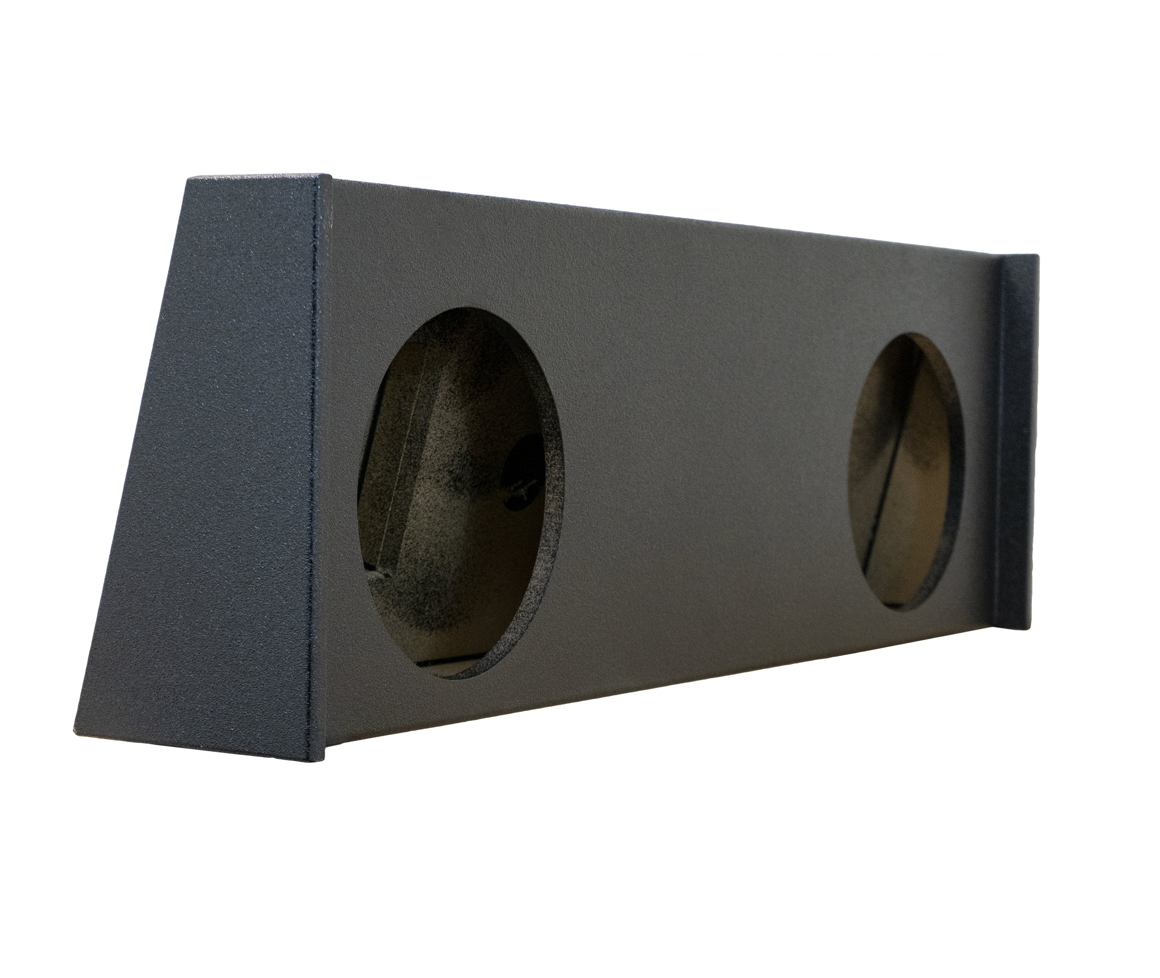 SoundBox Chevy Silverado /GMC Sierra Crew Cab 2008-2013 Dual 10" Subwoofer Enclosure, BedLiner Finish