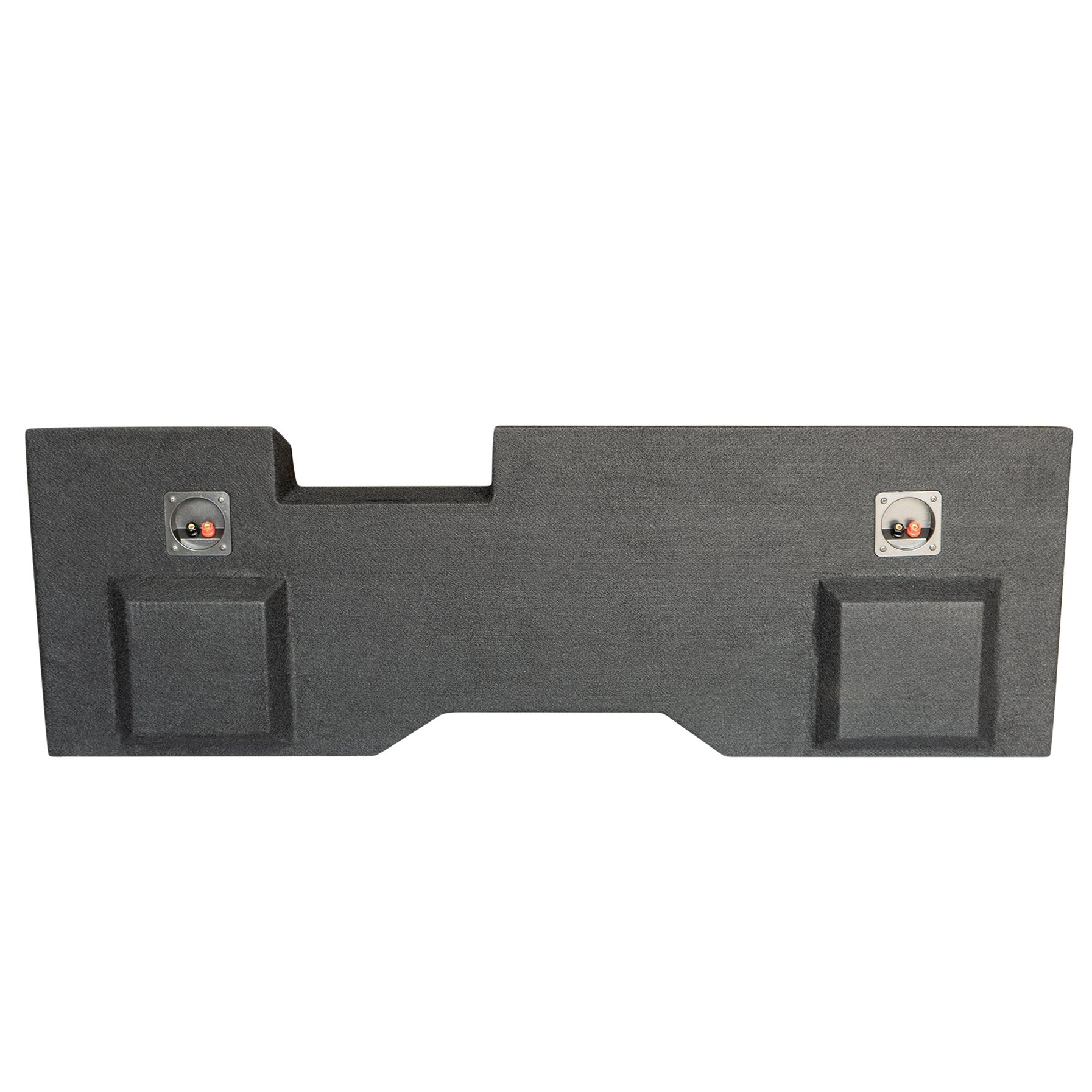 SoundBox Chevy Silverado/ GMC Sierra Crew Cab 2014-2018 Dual 12" Downfire Subwoofer Enclosure