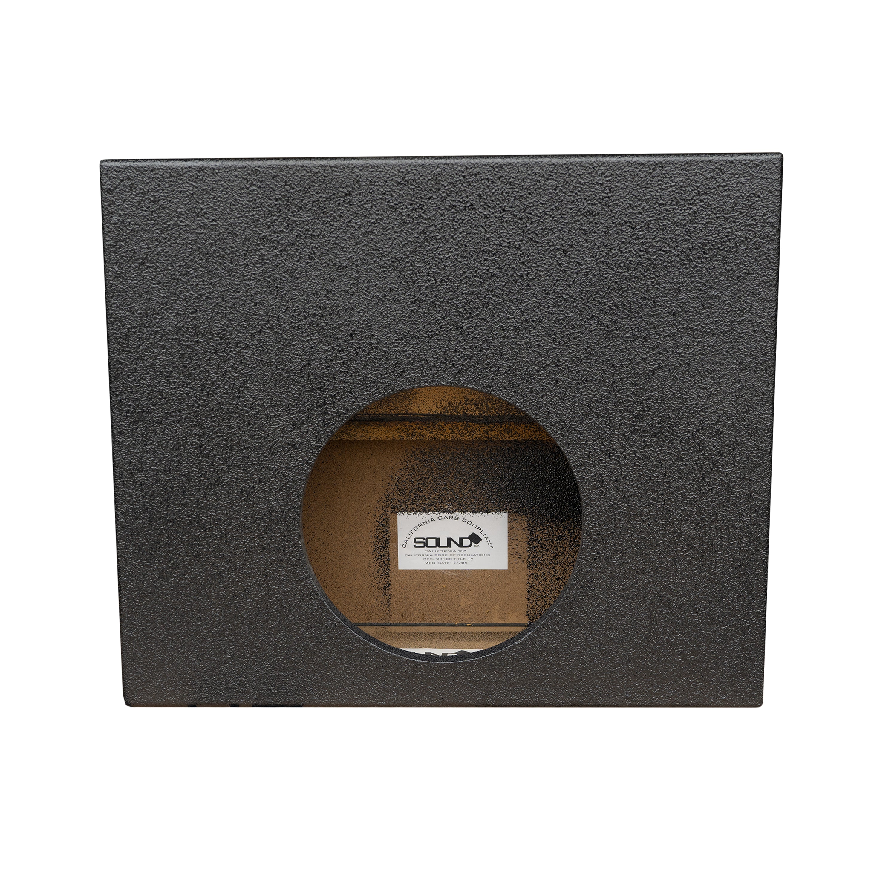 SoundBox Chevy Corvette C5 Z06 1997-2004 Single 10" Upfire Subwoofer Enclosure, BedLiner Finish