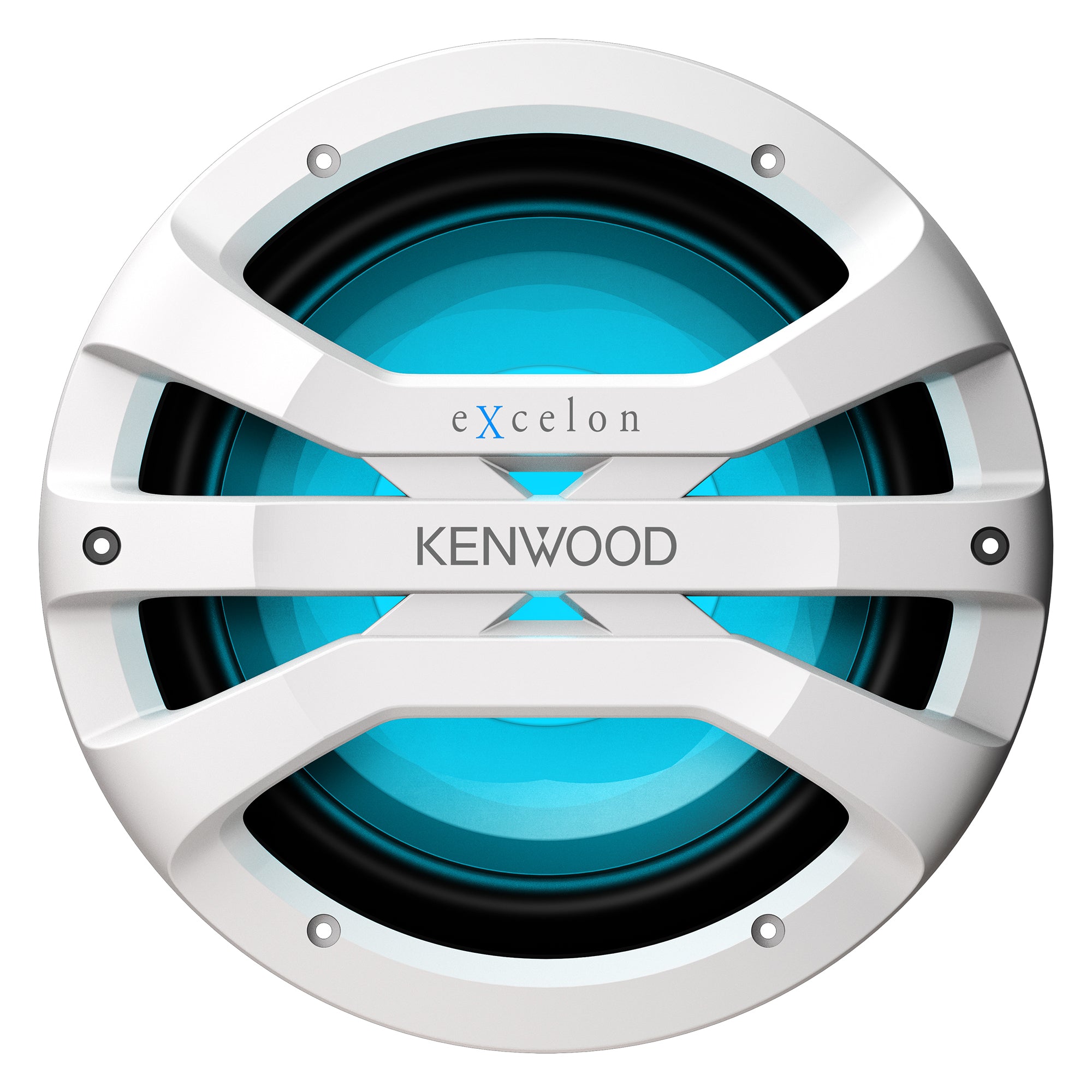Kenwood XM1041WL, eXcelon 10" Single 4 Ohm Marine / Motorsports Subwoofer, White