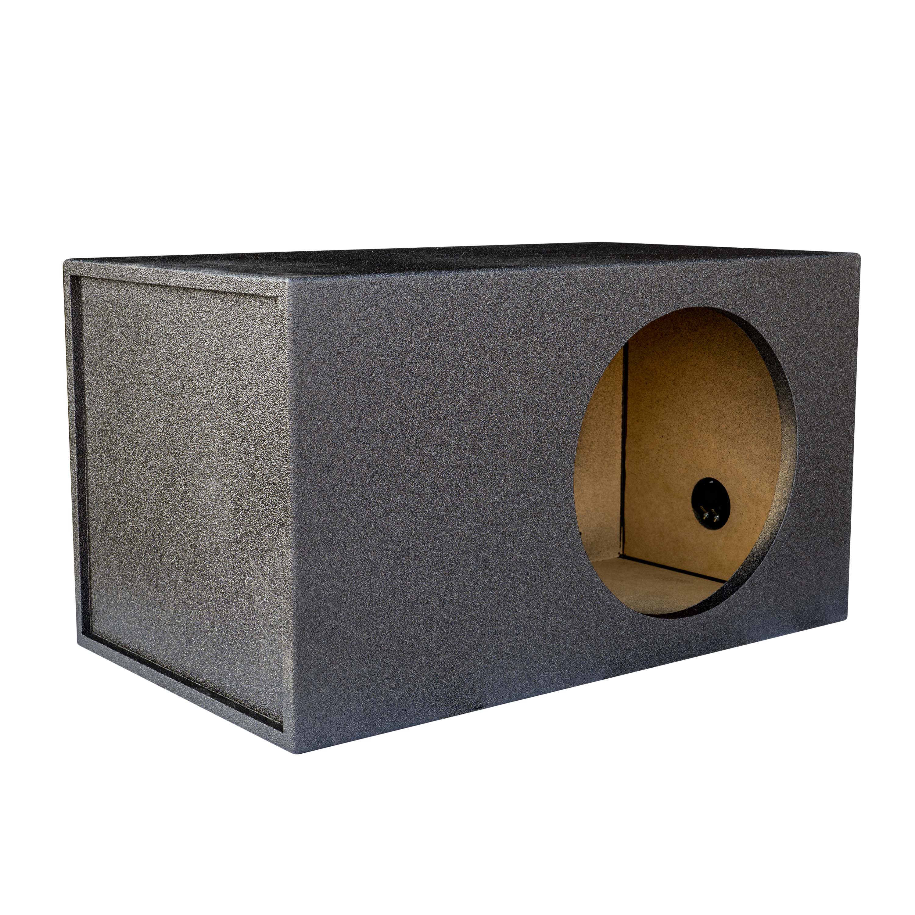 SoundBox SPL Series Single 12" Vented Subwoofer Enclosure - BedLiner Finish