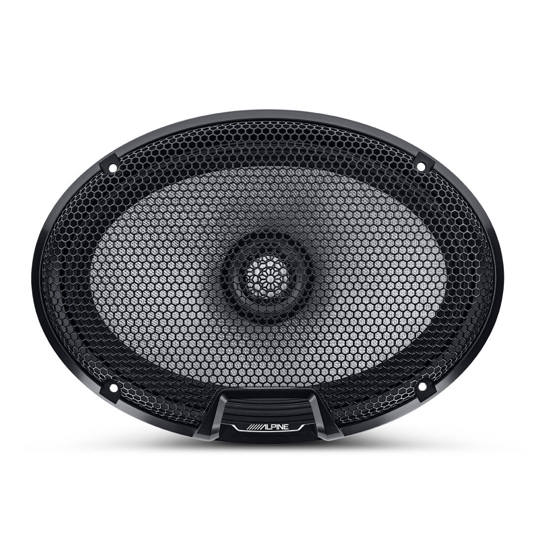 Alpine R2-S69, R Series 6x9" 2-Way Hi-Res Coaxial Speakers - 300W