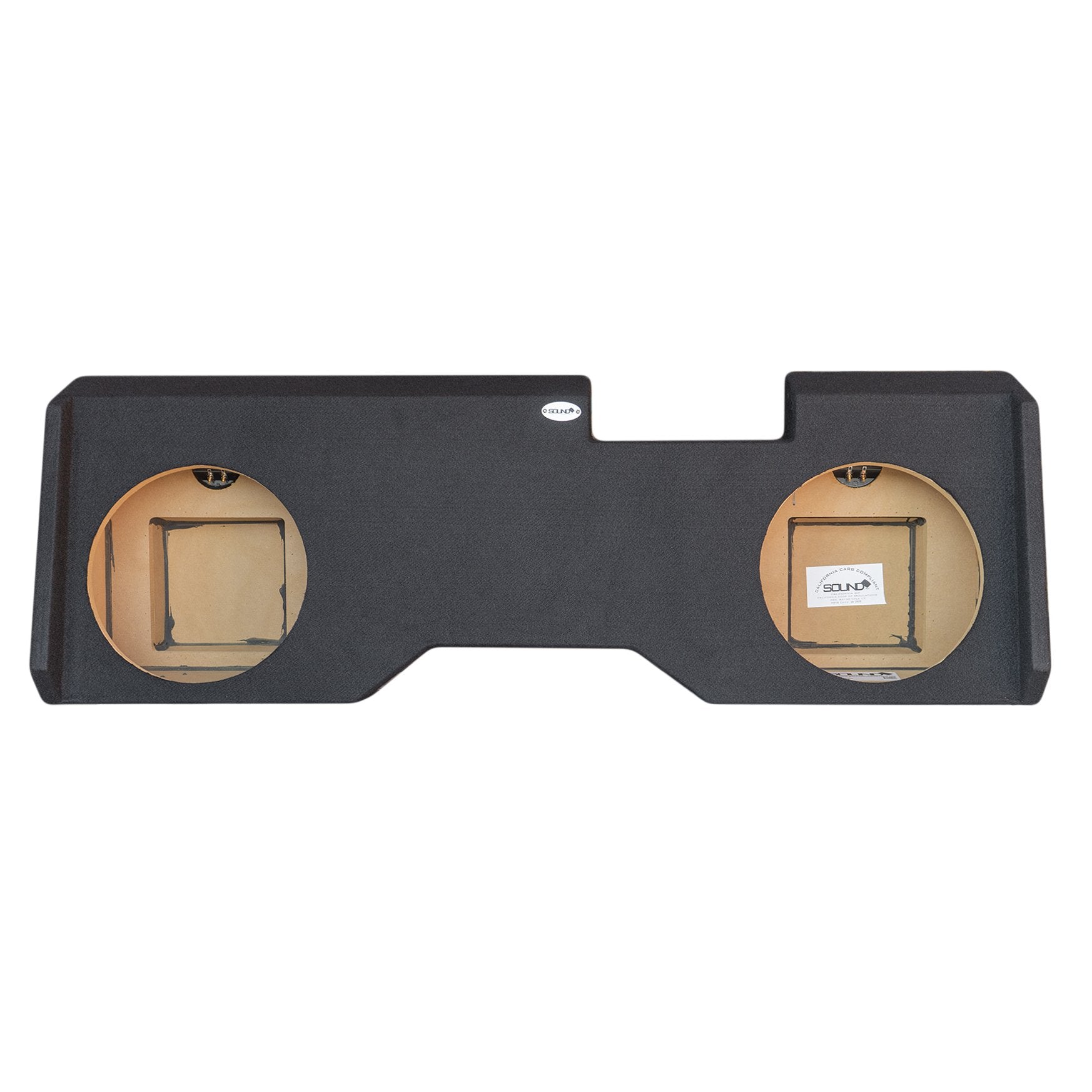 SoundBox Chevy Silverado / GMC Sierra Crew Cab 2014-2018 Dual Ported 10" Downfire Subwoofer Enclosure