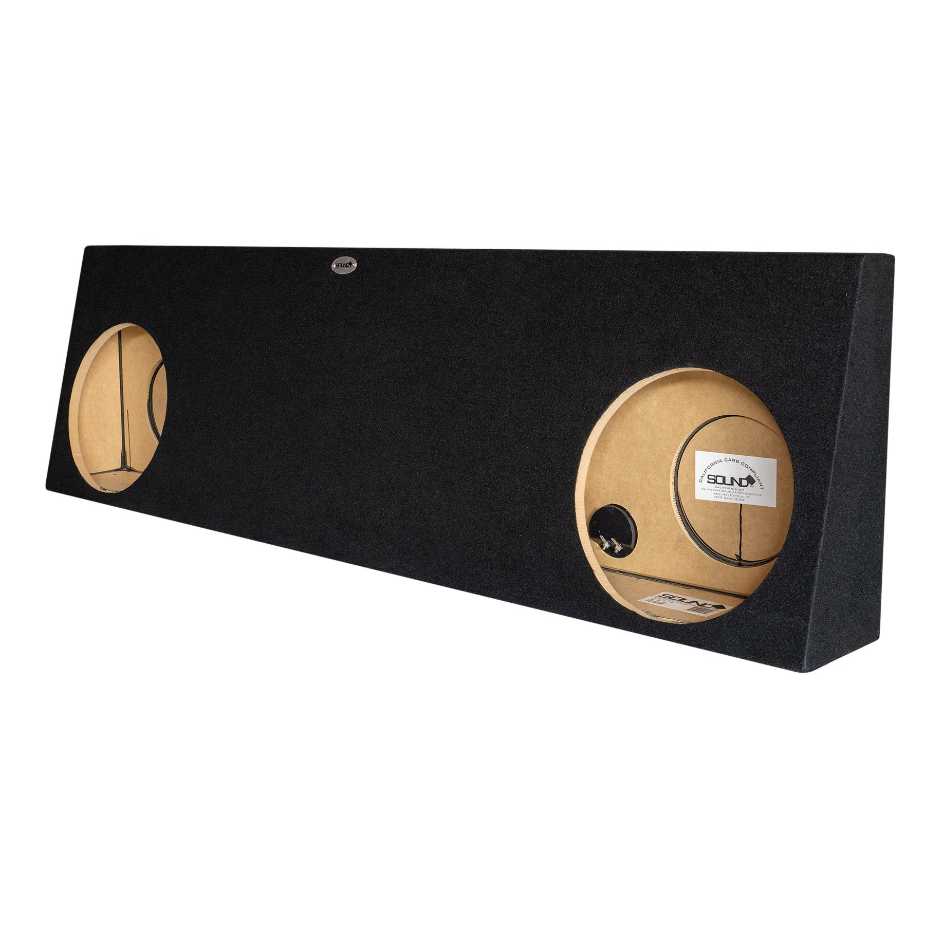 SoundBox Ford F250/F350/F450 SuperDuty Crew Cab 2004-2016 12" Frontfire Subwoofer Enclosure