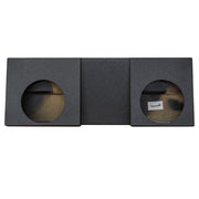 SoundBox Toyota Tacoma Double Cab 2005-2018 Dual 10" Frontfire Subwoofer Enclosure, BedLiner Finish