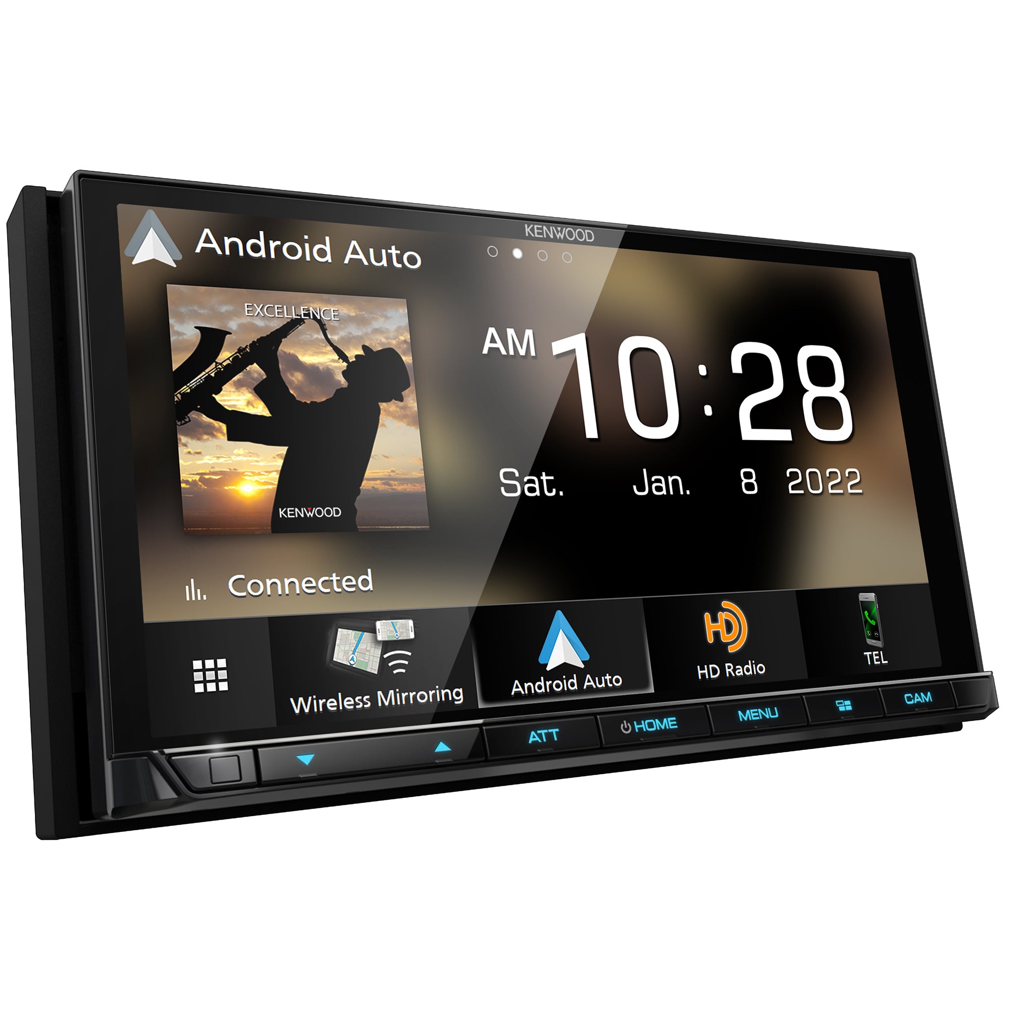 Kenwood DMX958XR, eXcelon 6.8" Double Din Multimedia Receiver w/ Apple CarPlay™ and Android Auto™ (Does Not Play CDs)