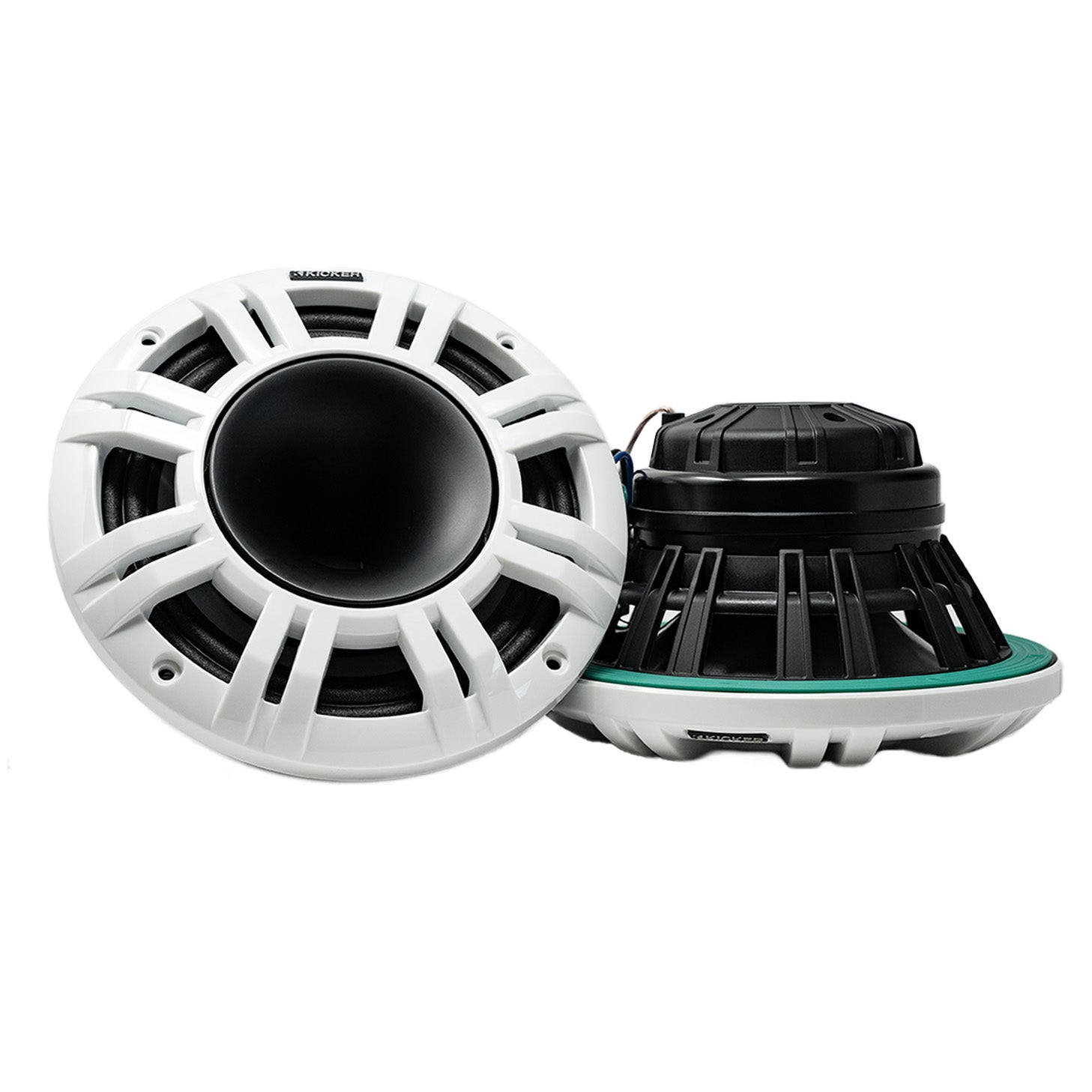 Kicker KMXL84, 8" Marine Horn Loaded Compression Driver Speakers (48KMXL84)