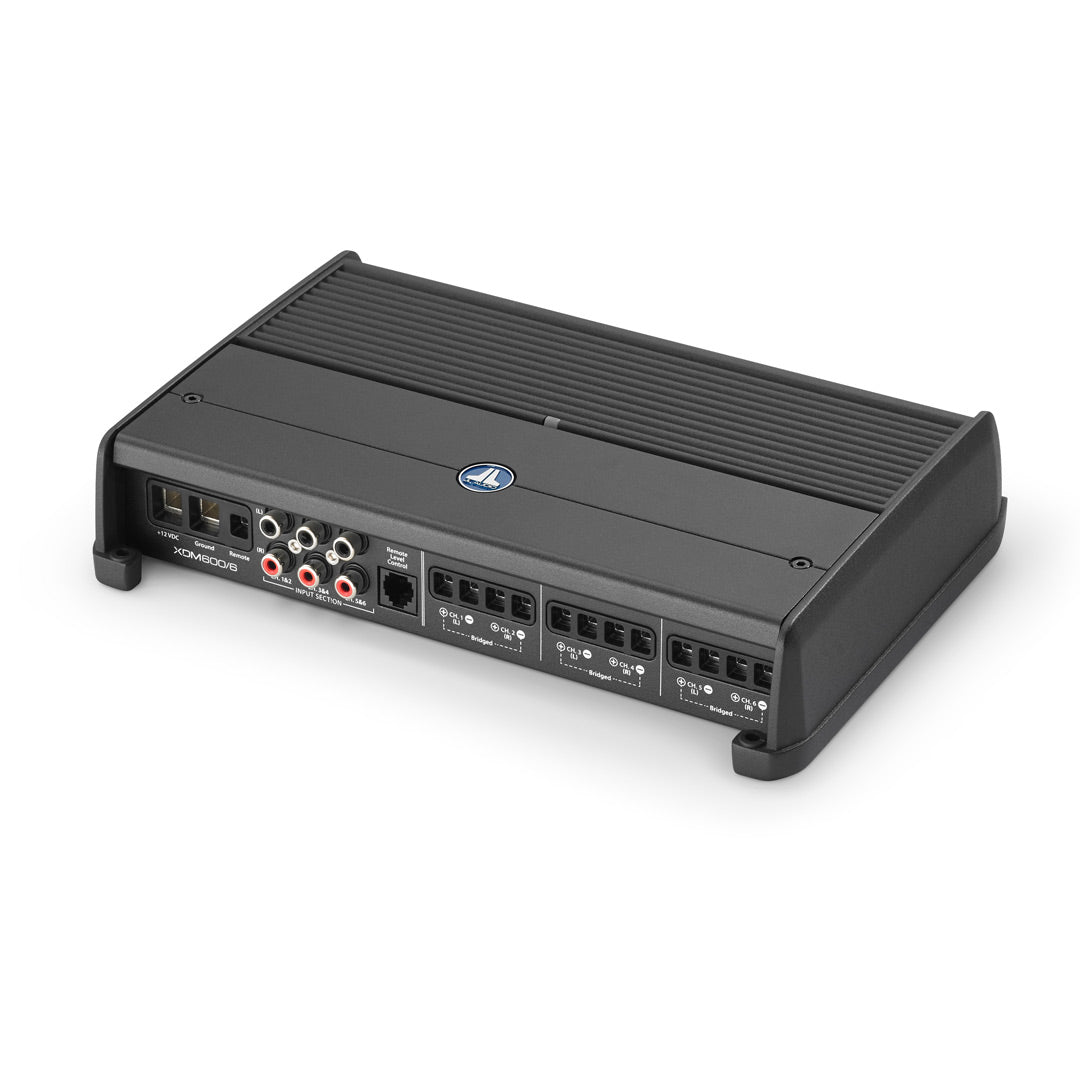JL Audio XDM600/6, XDM Series Class D 6 Channel System Amplifier - 600 Watts RMS