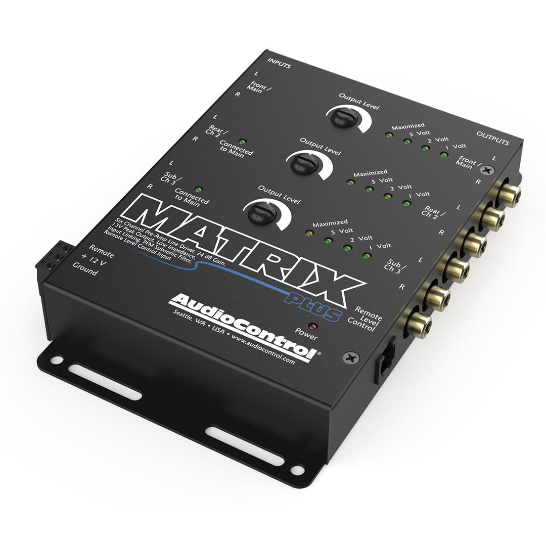 AudioControl Matrix Plus, 6 Channel Line Driver with Optional Level Control