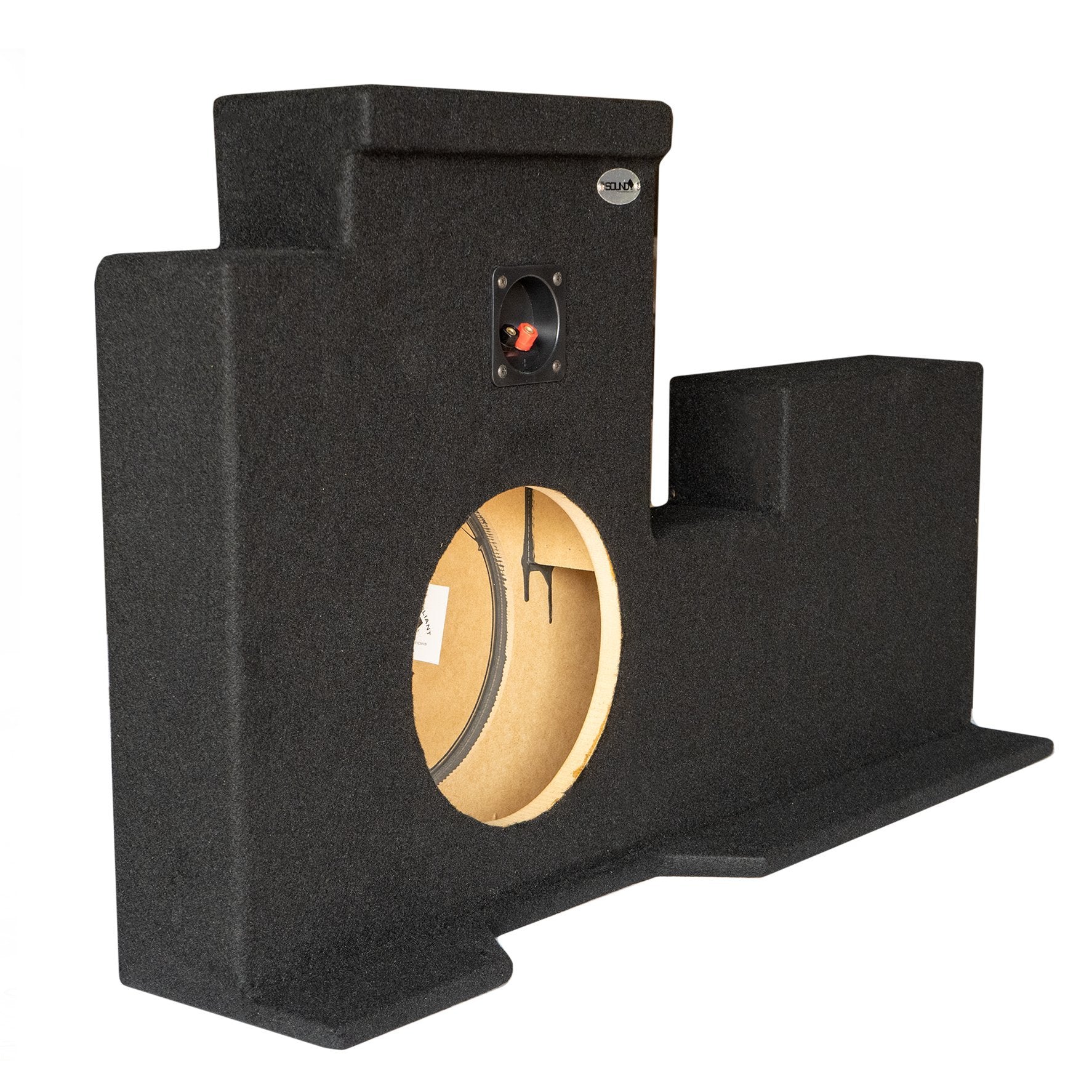 SoundBox Toyota Tundra Double Cab 2007-2018 Single 12" Downfire Subwoofer Enclosure