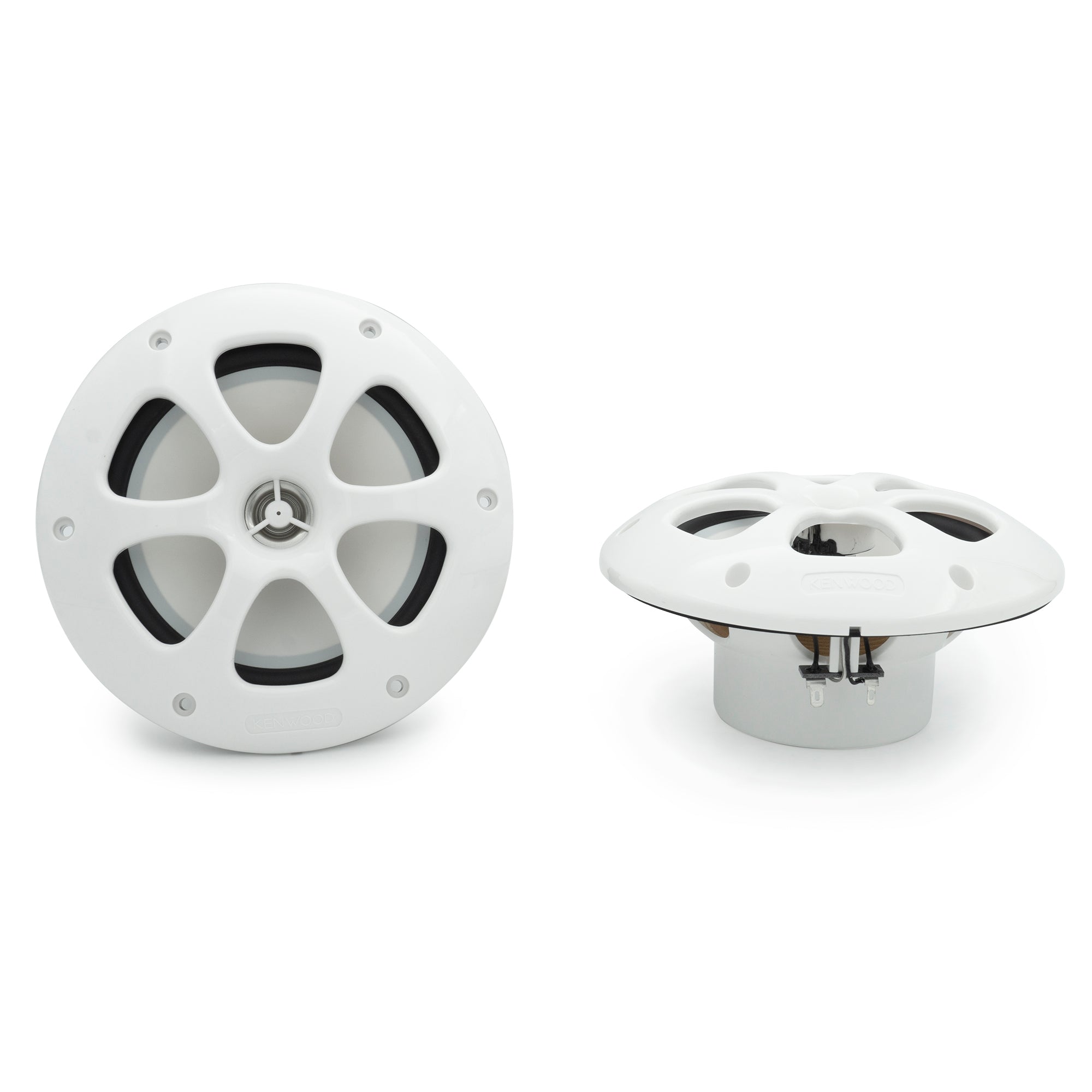 Kenwood KFC-1613MRW, 6.2" 2-Way Marine / Motorsports Speaker - 100W Peak (White)