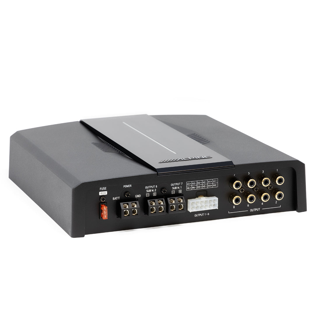 Alpine PXE-C80-88, Optim8 8-Channel Sound Processor & Amplifier w/ Sound Tuning