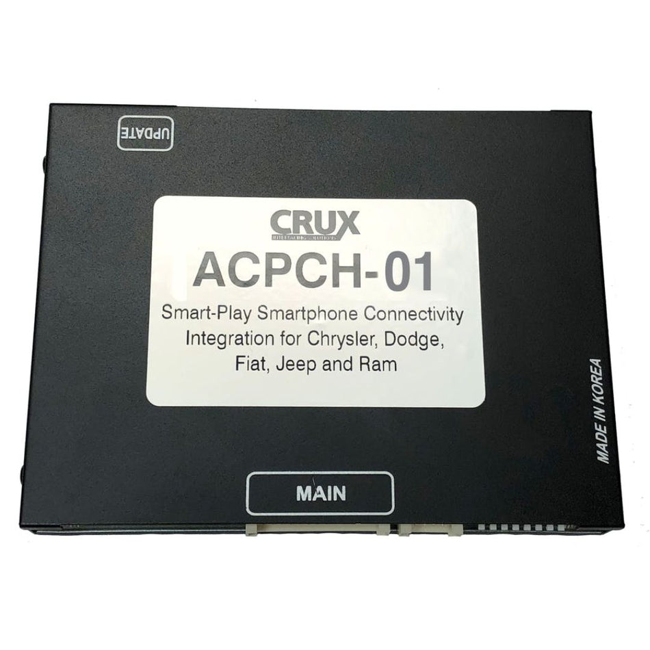 Crux ACPCH-01, Smart-Play Smartphone Integration Smart-Play Integration with Multi Camera Inputs for Select 2011-2017 Chrysler, Dodge, Fiat & Maserati Vehicles with Uconnect