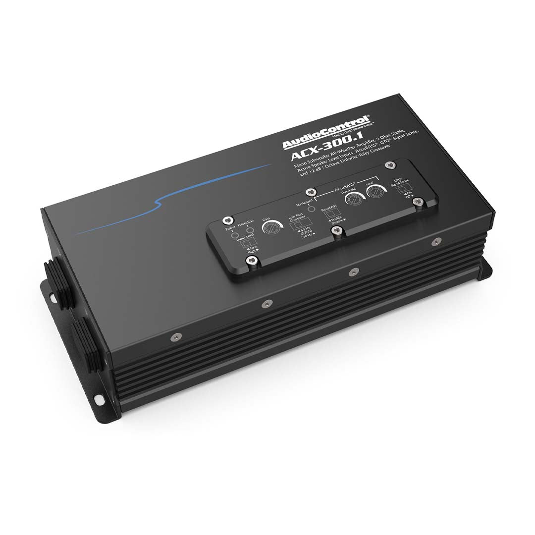 AudioControl ACX-300.1, ACX Series Monoblock Subwoofer Marine / Powersports Amplifier