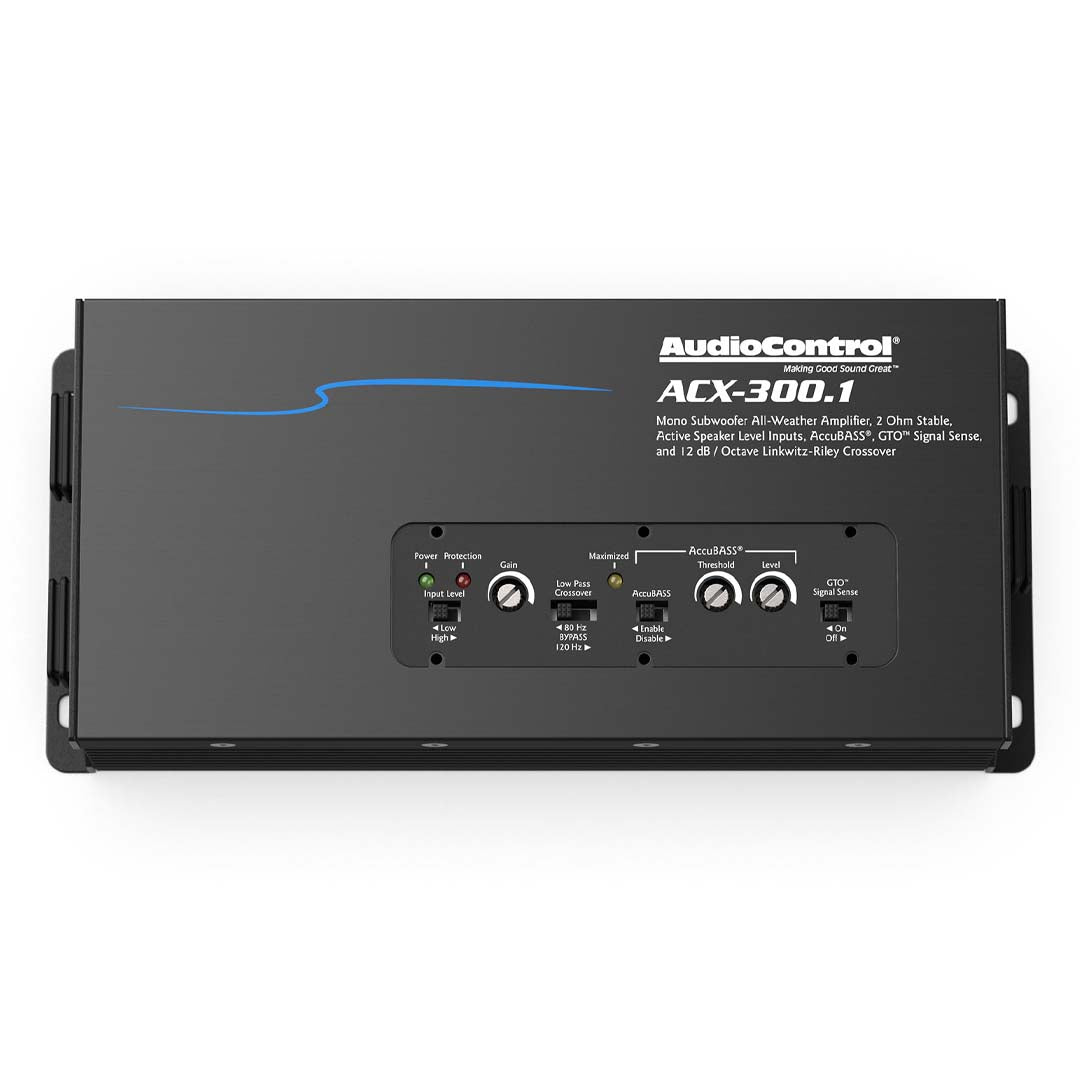 AudioControl ACX-300.1, ACX Series Monoblock Subwoofer Marine / Powersports Amplifier