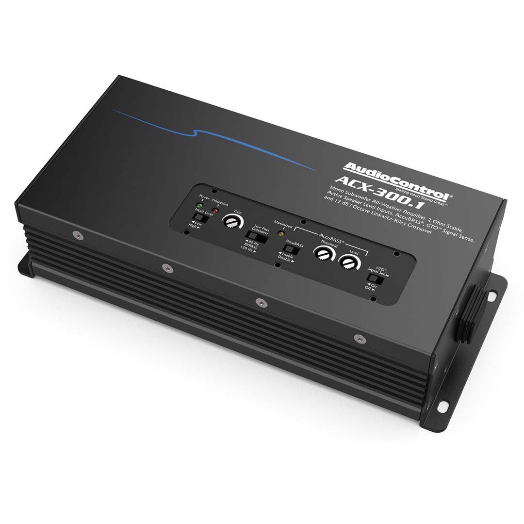 AudioControl ACX-300.1, ACX Series Monoblock Subwoofer Marine / Powersports Amplifier