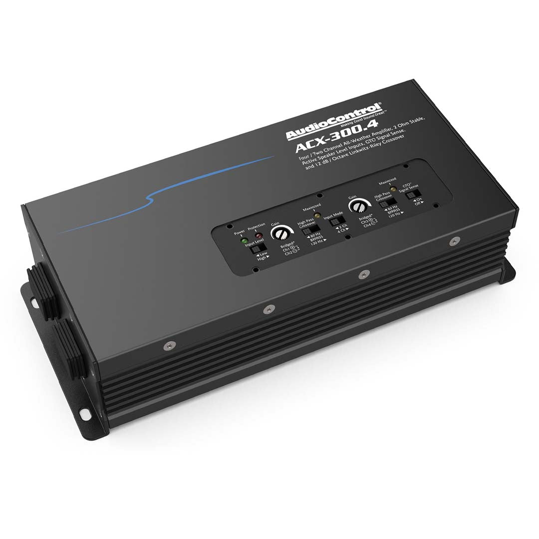 AudioControl ACX-300.4, ACX Series 4 Channel Full Range Marine / Powersports Amplifier