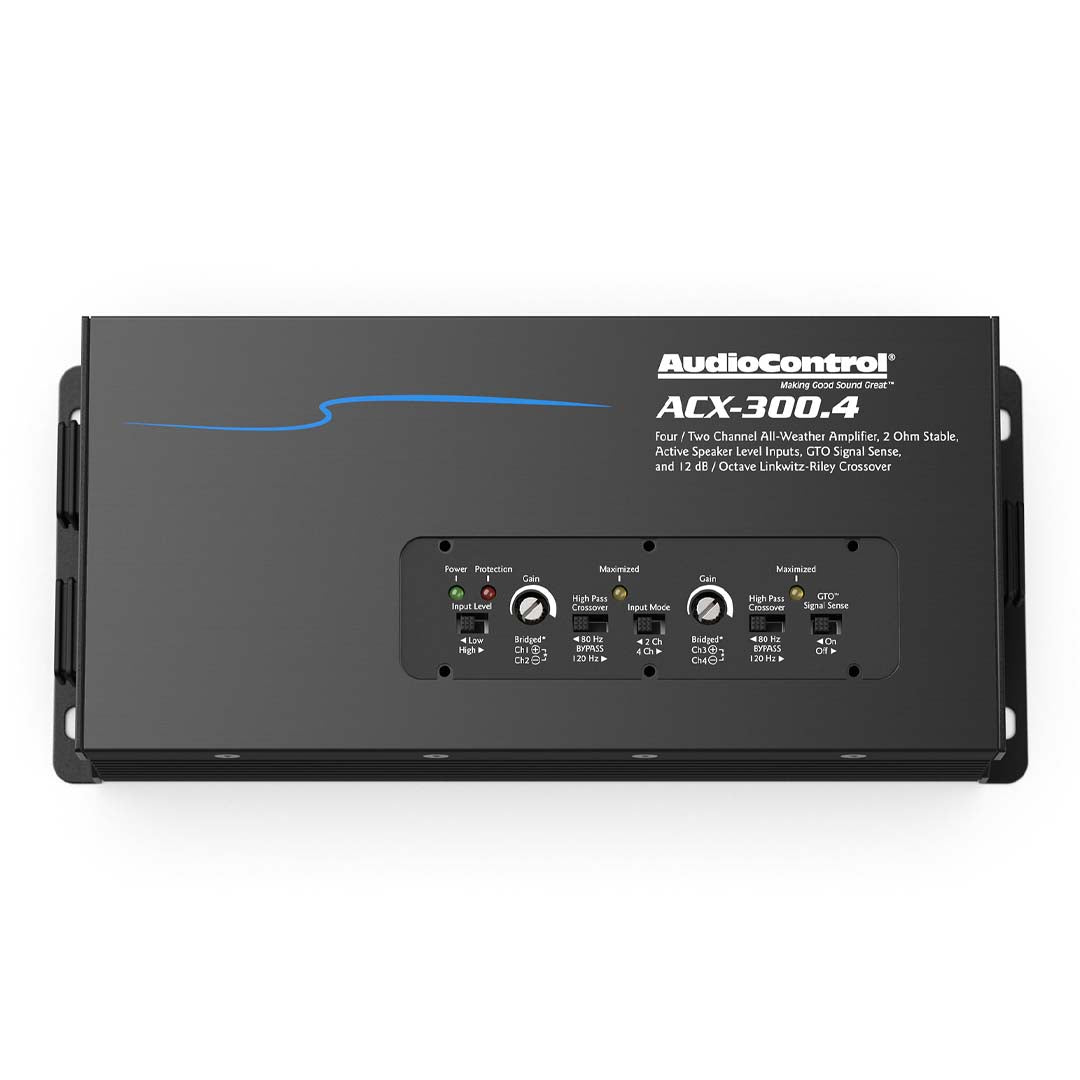 AudioControl ACX-300.4, ACX Series 4 Channel Full Range Marine / Powersports Amplifier