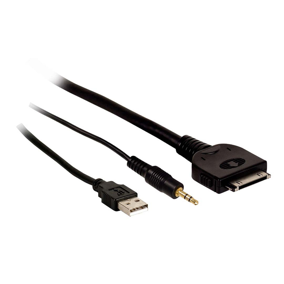Axxess AX-AIP-USB35MM-12, iPOD to USB/ 3.5mm cable 12"