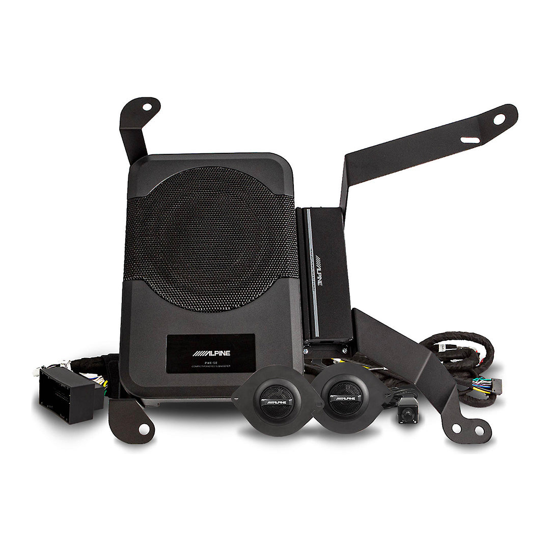 Alpine PSS-23WRA, Powered System Upgrade for 2018-Up Jeep® Wrangler Unlimited JL
