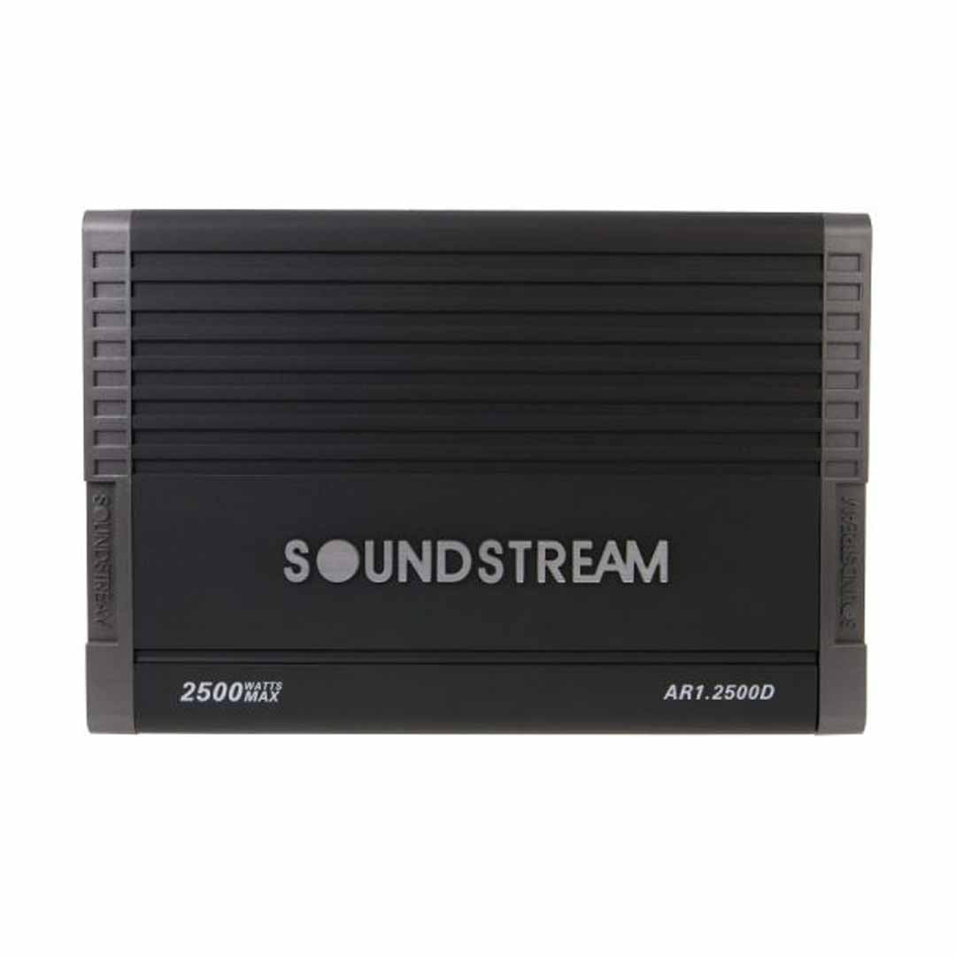 Soundstream AR1.2500D, Arachnid Monoblock Class D Amplifier w/Bass Knob - 2,500W