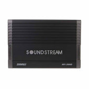Soundstream AR1.2500D, Arachnid Monoblock Class D Amplifier w/Bass Knob - 2,500W