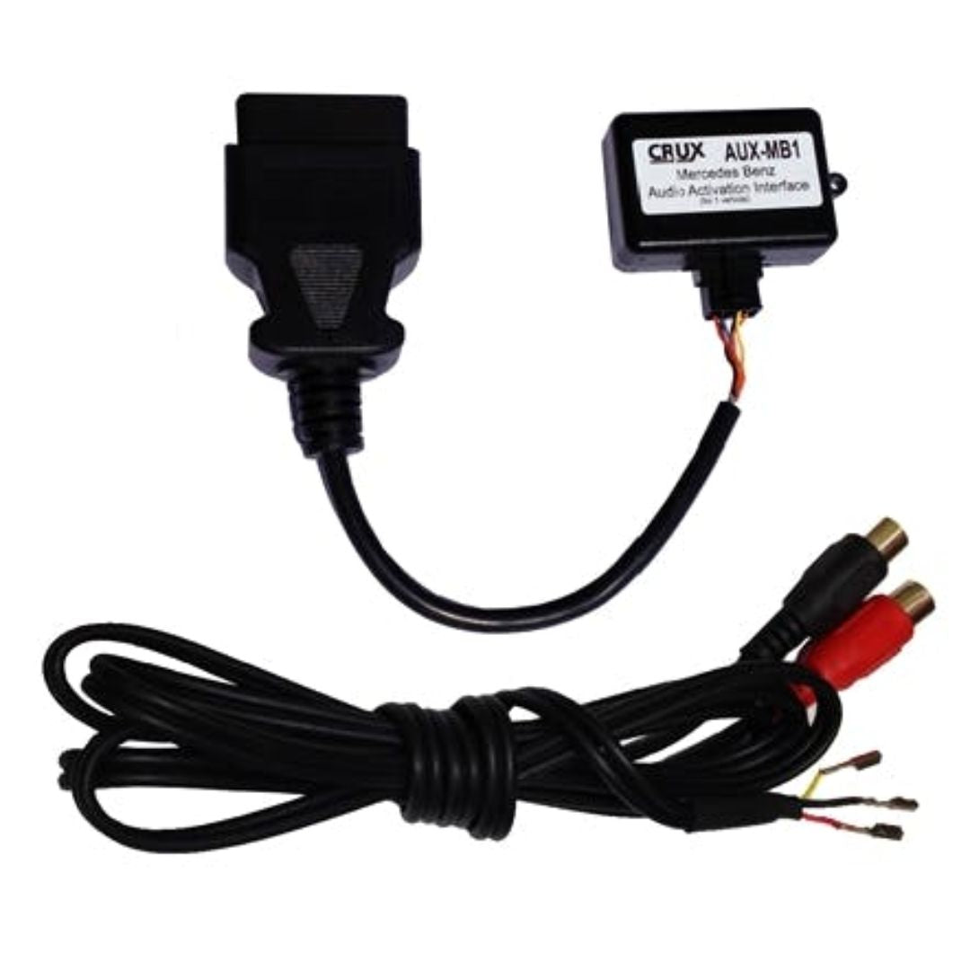 Crux AUX-MB1, Auxiliary Audio Input Interface for Mercedes Benz 2011-2015 COMAND NTG4.5 & Audio20 NTG4/NTG4.5 with 4-pin LVDS