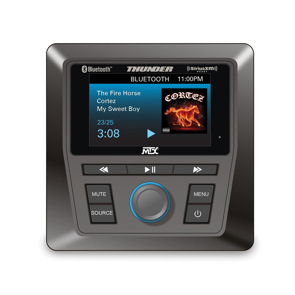 MTX AWMC3, All-Weather Multimedia Receiver with Bluetooth, AM/FM/WB and SXM Ready