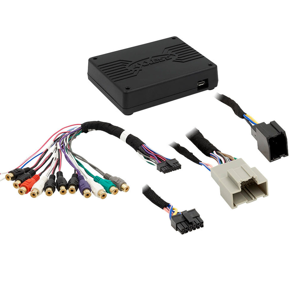 Axxess AX-AX-DSP-A2B2, Ford A2B Data Interface w/ Amp Bypass Harness and DSP 17-up