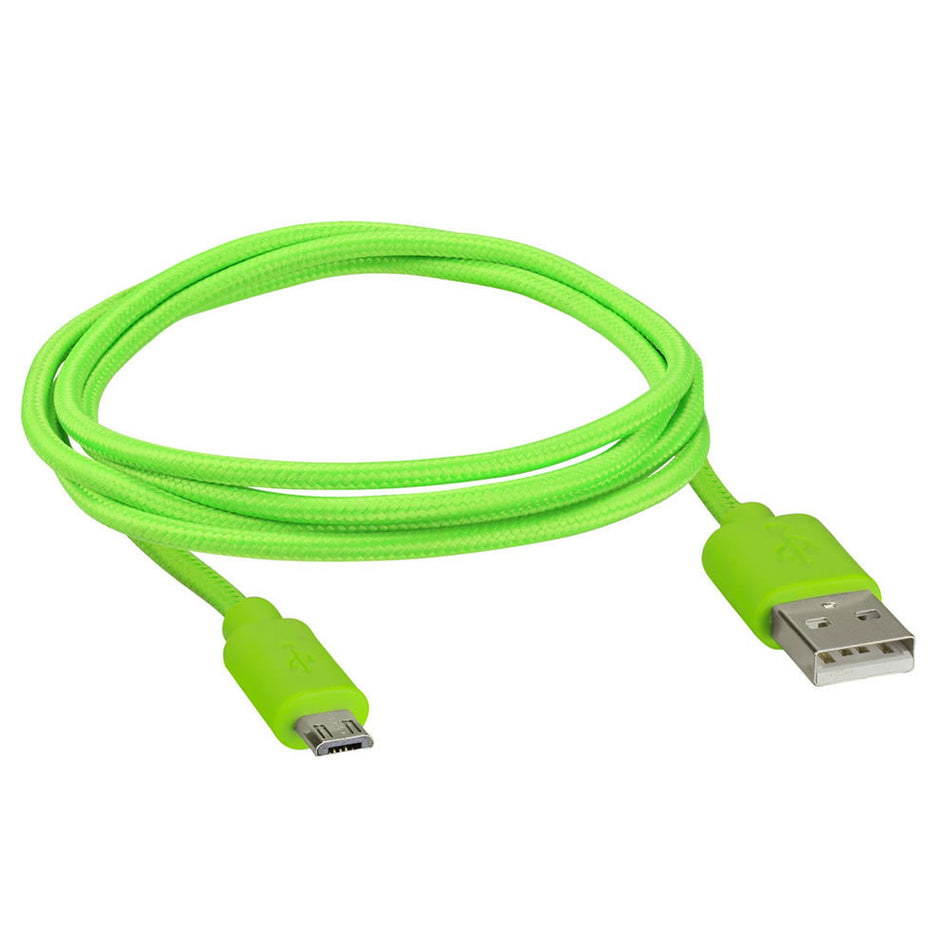 Axxess AX-AX-MICROB-GN, Replacement Micro B Cable - Green - 3 feet