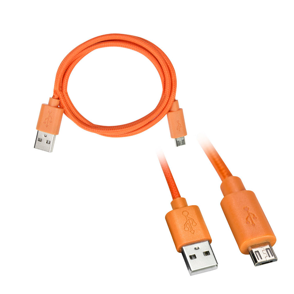 Axxess AX-AX-MICROB-OR, Replacement Micro B Cable - Orange - 3 feet