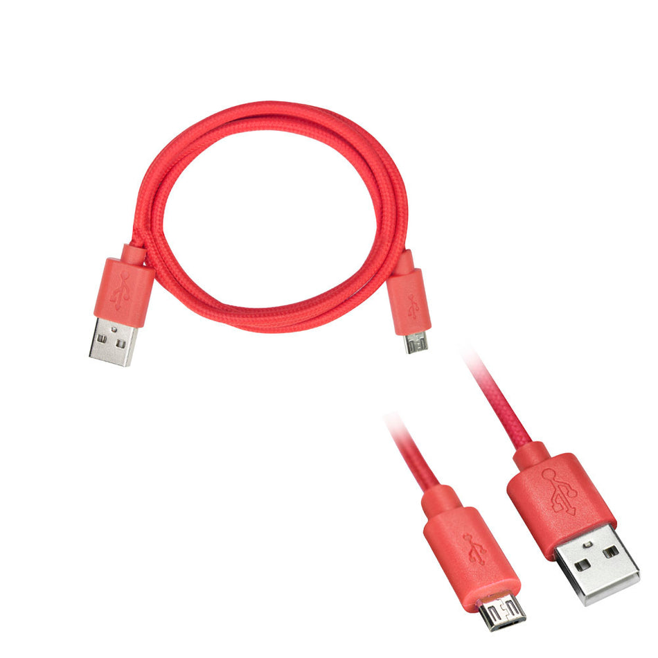 Axxess AX-AX-MICROB-RD, Replacement Micro B Cable - Red - 3 feet