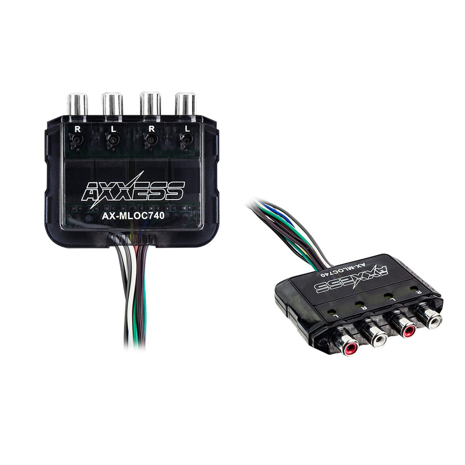 Axxess AX-AX-MLOC740, Mini 4 Channel Line Output Converter 80 Watt